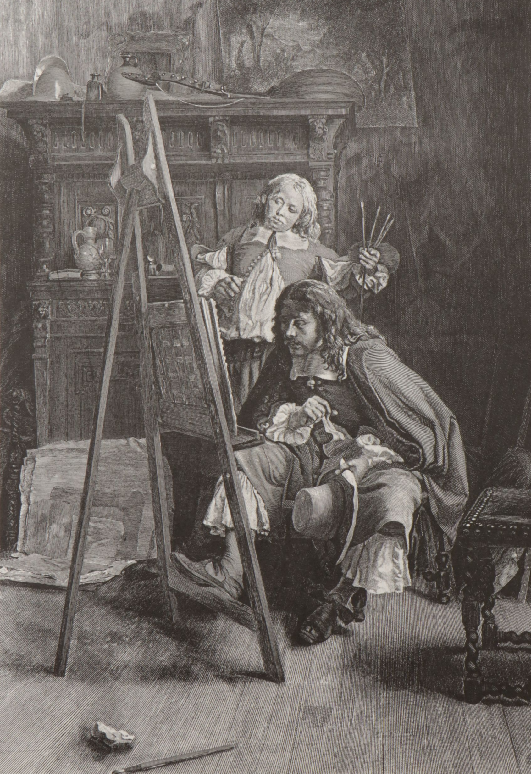 American Screen Process Uncut Lithograph Sheets with "The Controversy", 1970