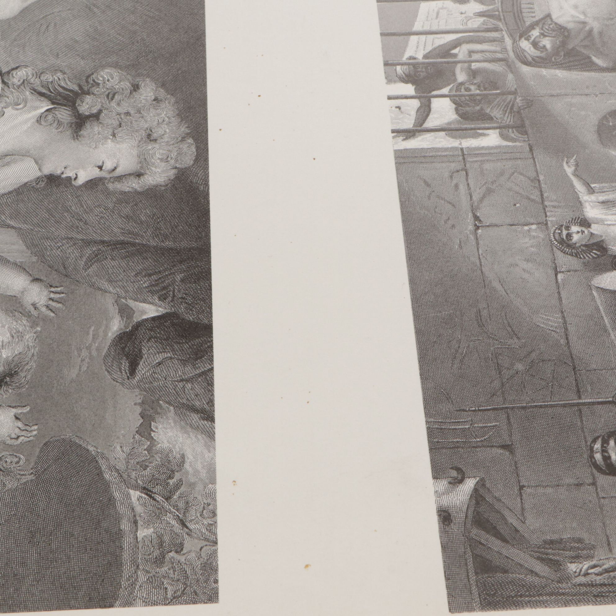 American Screen Process Uncut Lithograph Sheets with "The Controversy", 1970