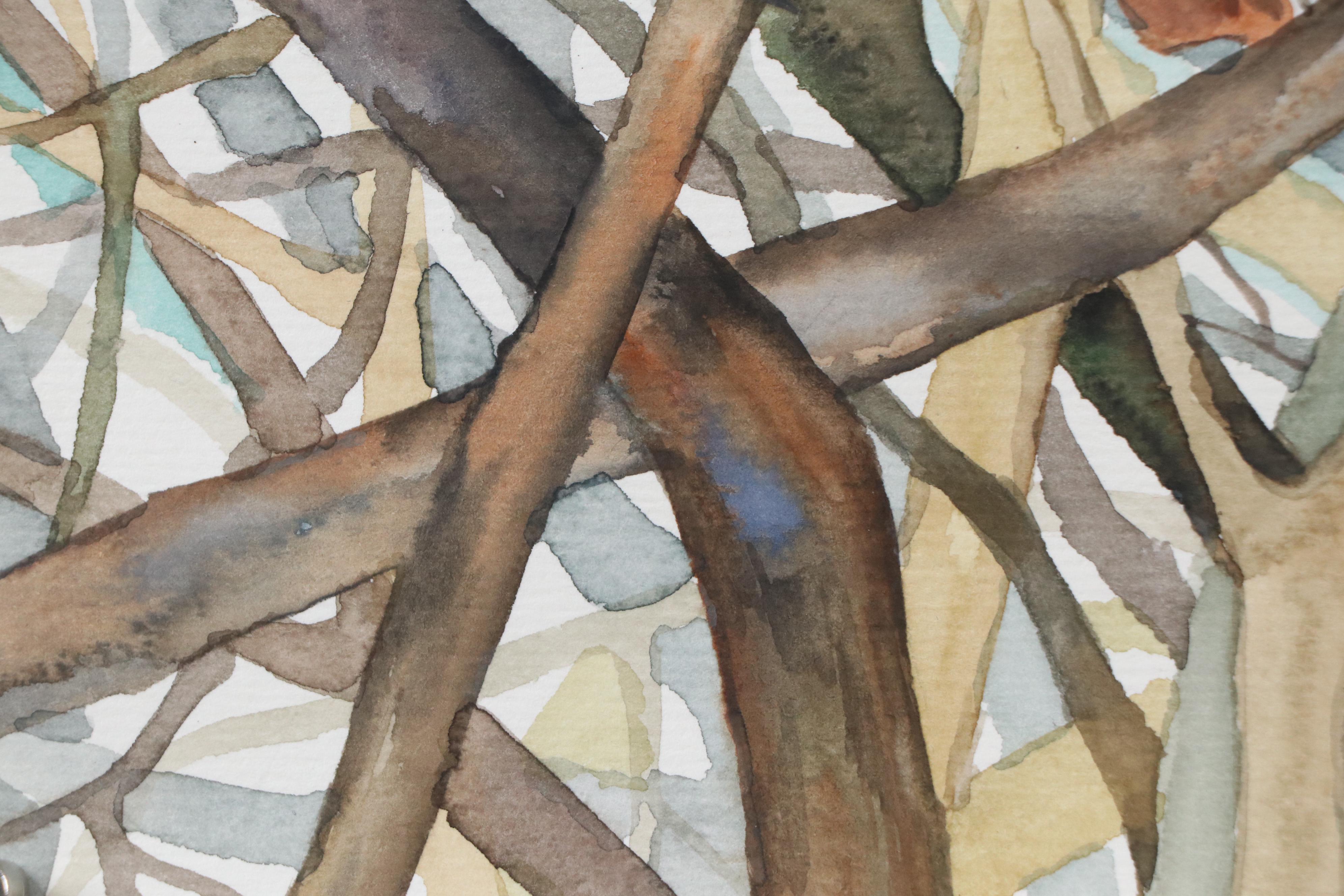 Anne Gorywine Watercolor Painting of Sparrows, 2024