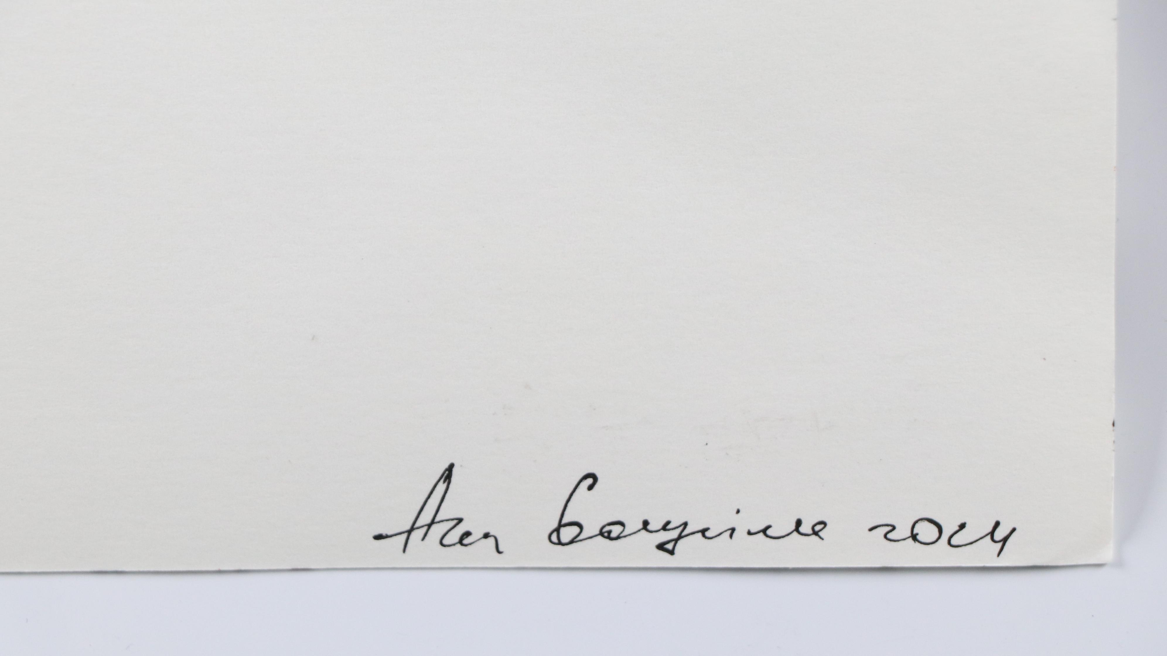 Anne Gorywine Watercolor Painting of Sparrows, 2024