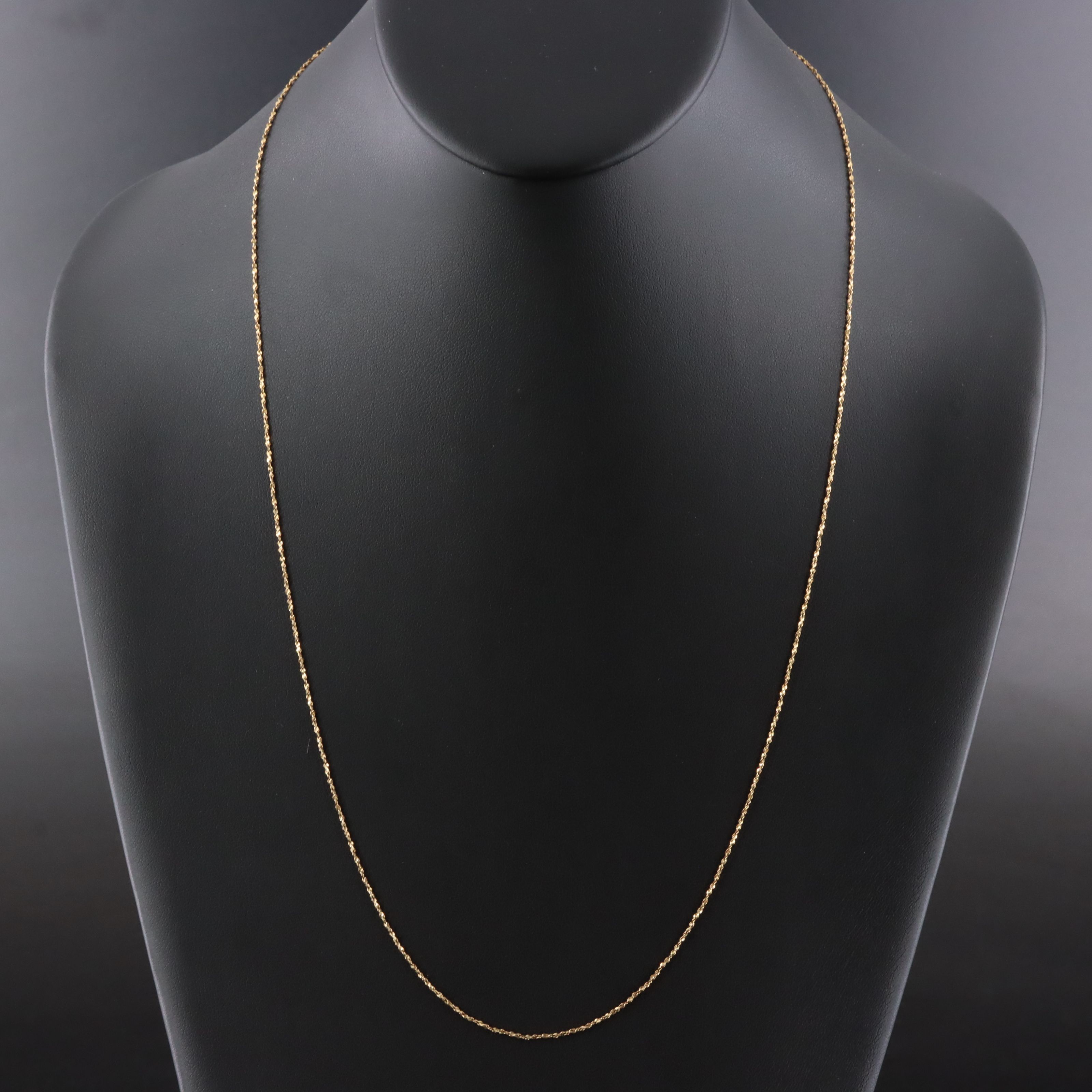 14K Twist Serpentine Chain Necklace