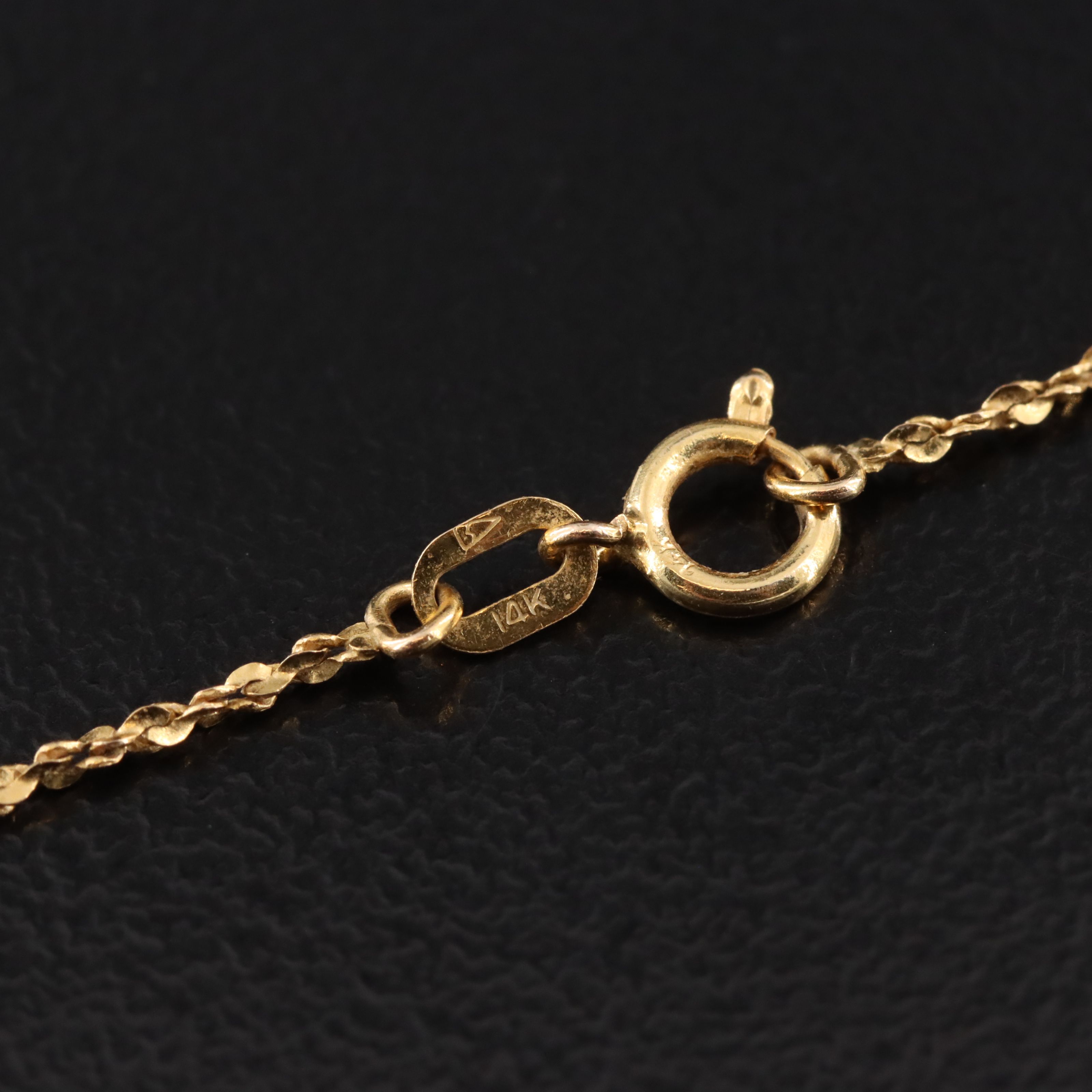 14K Twist Serpentine Chain Necklace