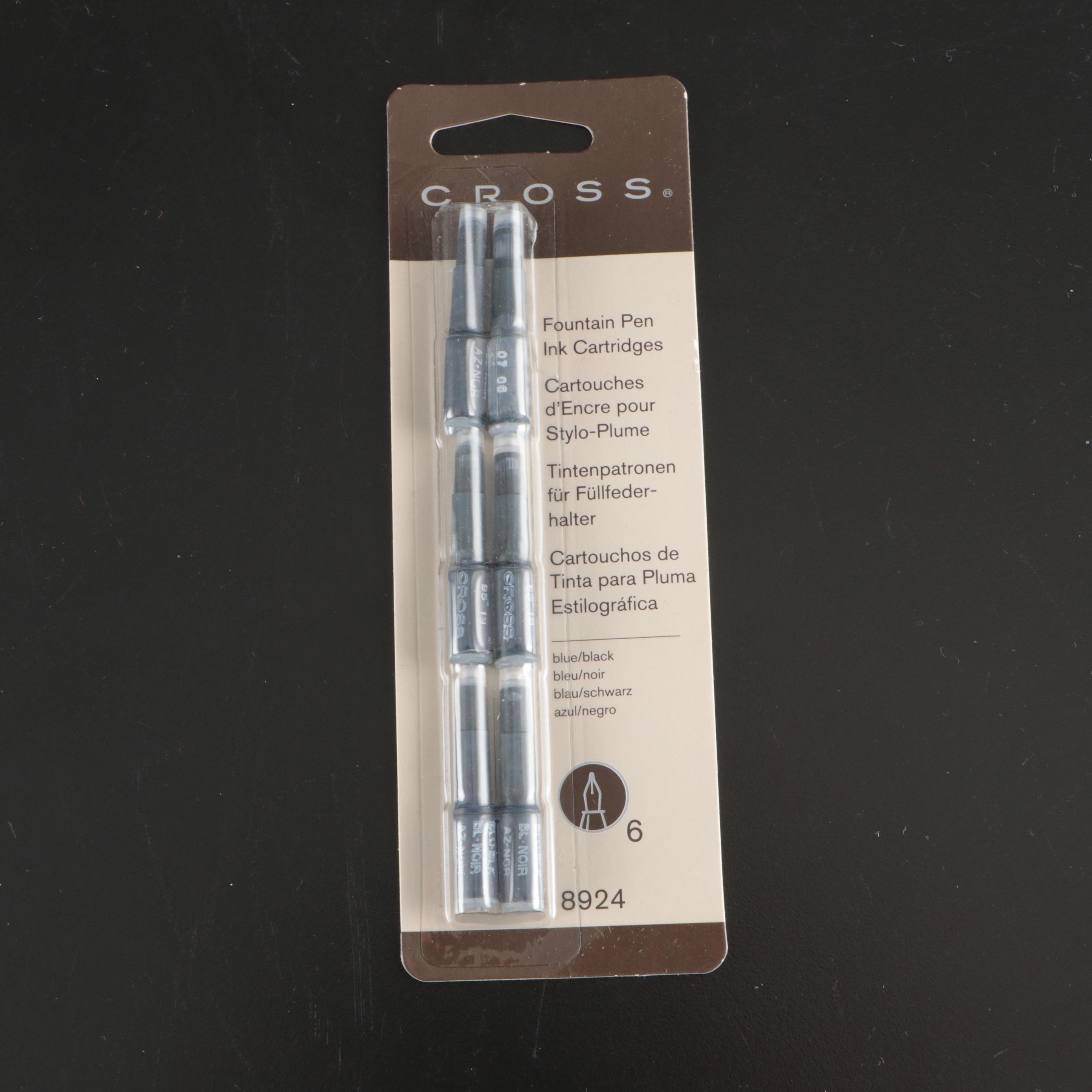 Waterman Fountain Pen Writing Set, Cross Fountain Pen, Ink Refills