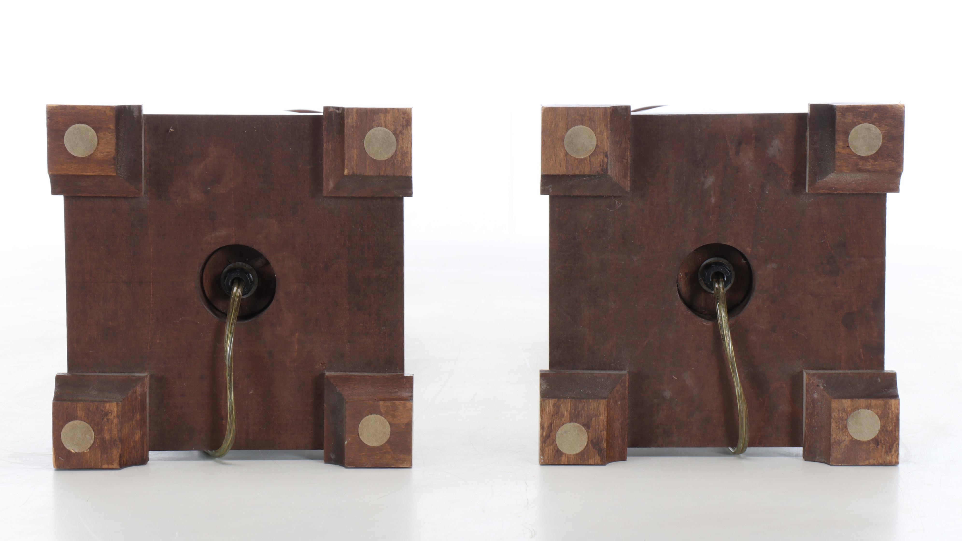 Safran & Glucksman Chinese Porcelain Vase Table Lamps, Late 20th C.