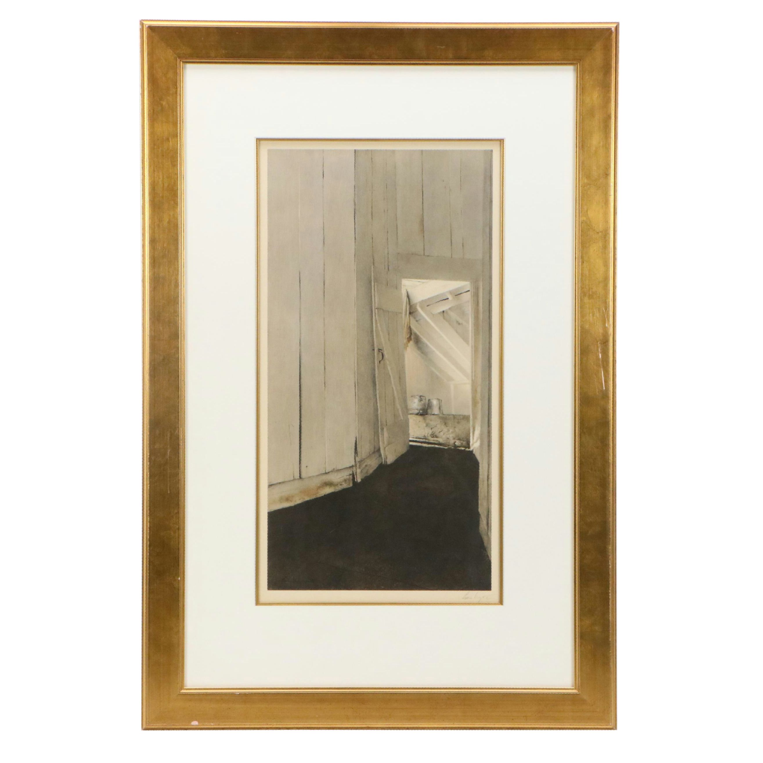 Andrew Wyeth Collotype "Cooling Shed"