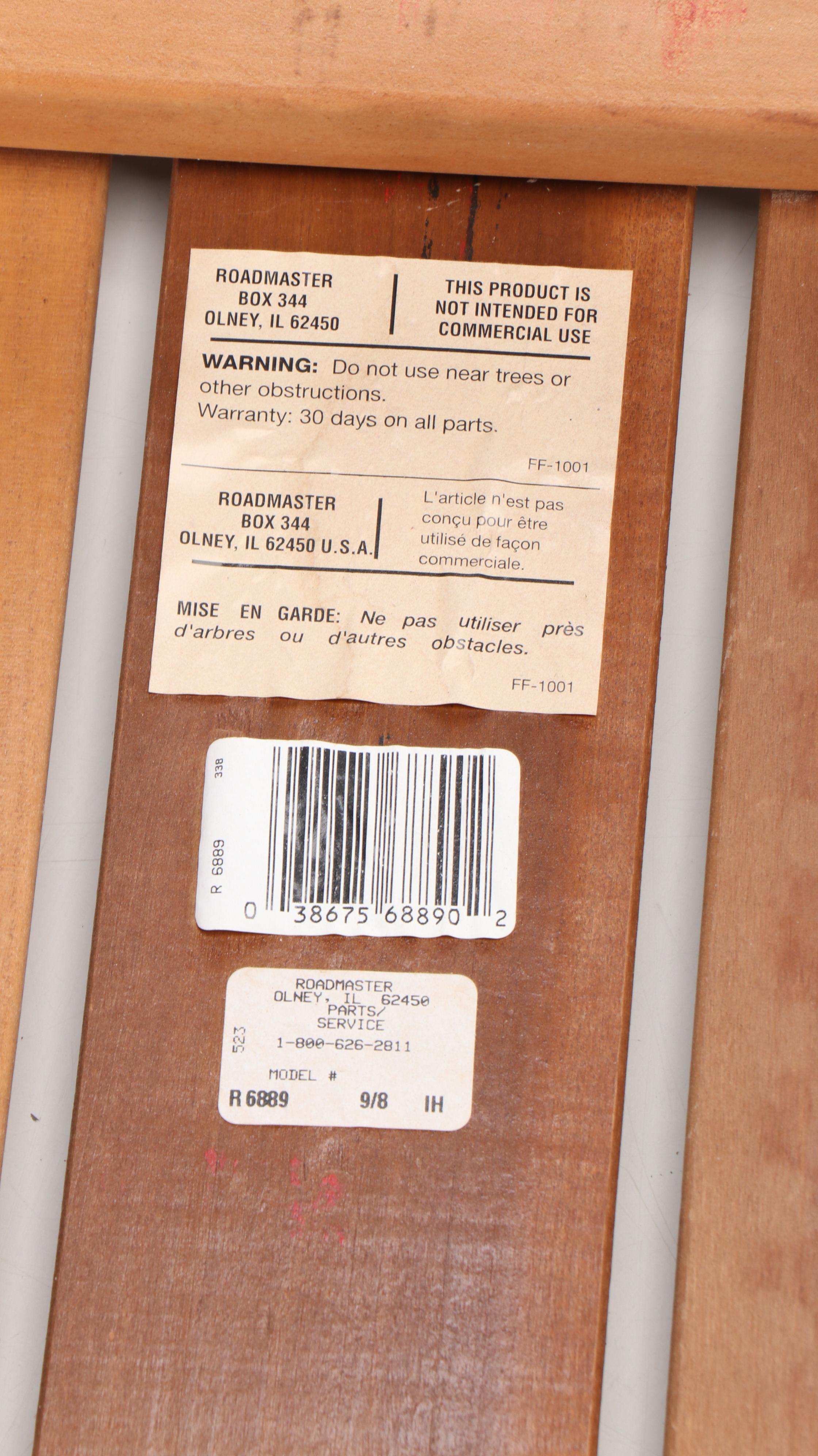 Two Flexible Flyer III Wood and Metal Sleds