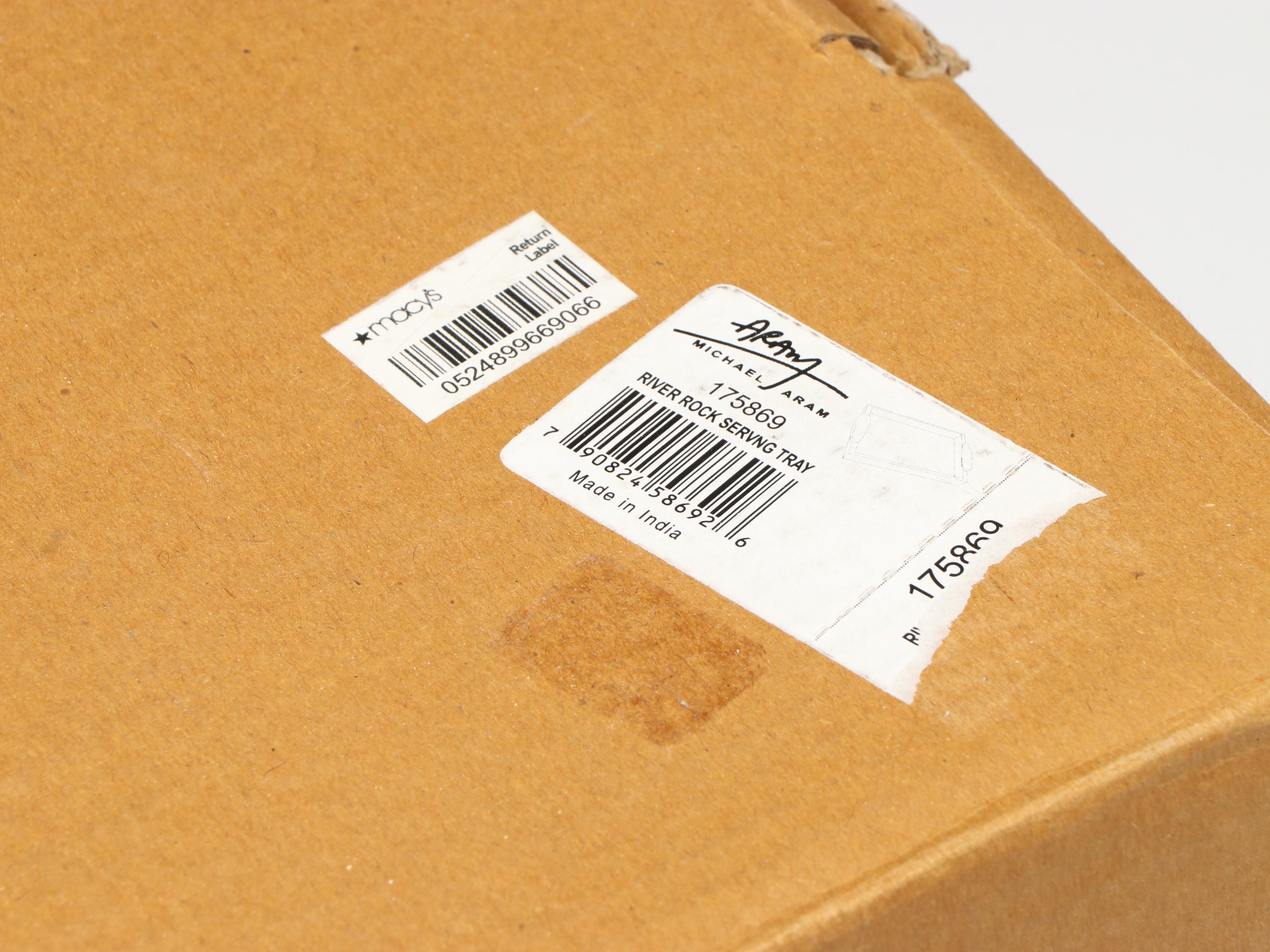 Michael Aram "River Rock" Cheese Board and Tray