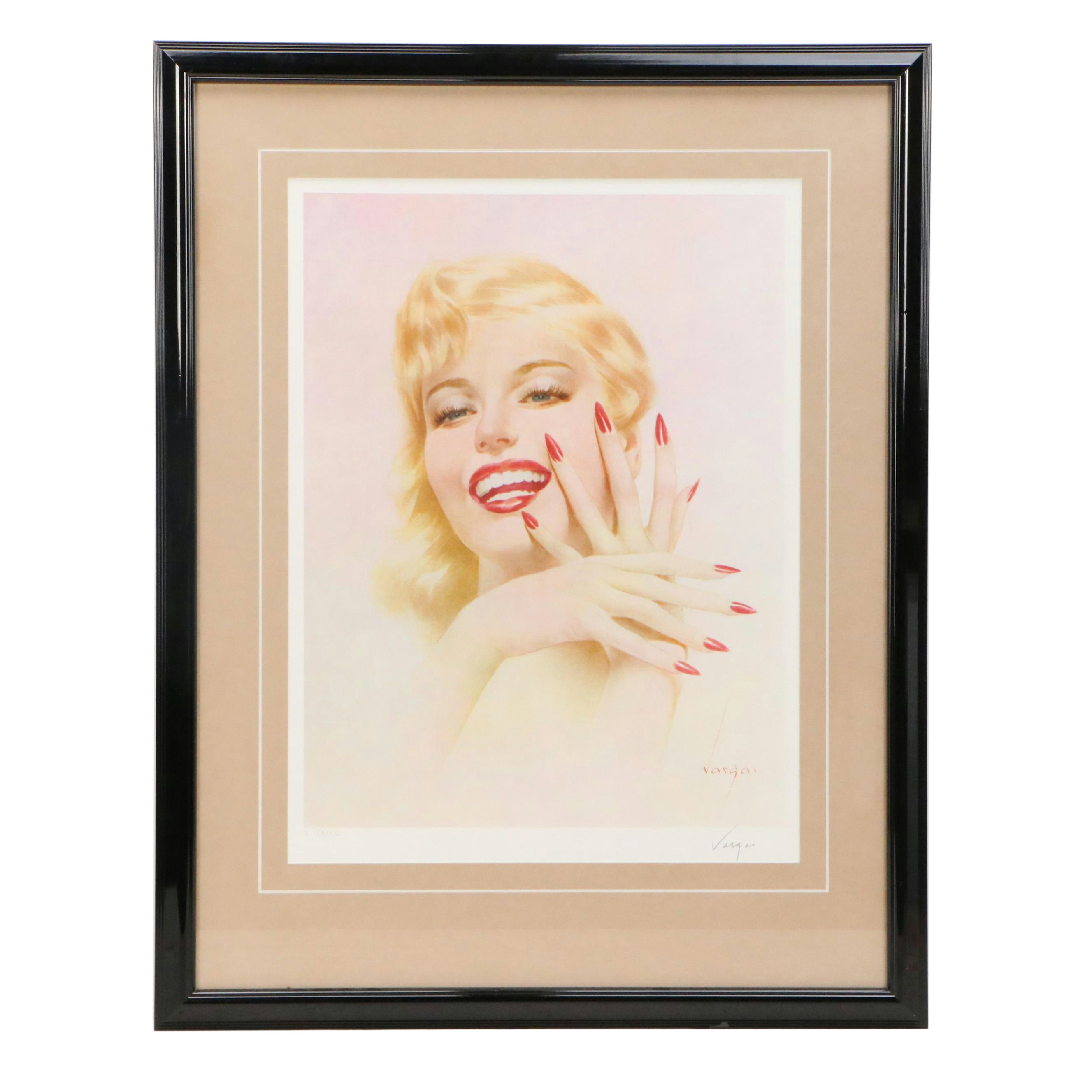 Alberto Vargas Lithograph "Marilyn Monroe," 1979