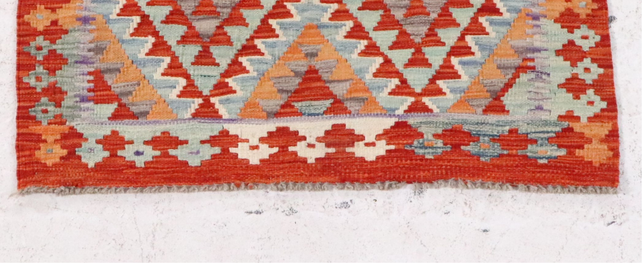 2'11 x 13' Handwoven Pakistani Kilim Carpet Runner