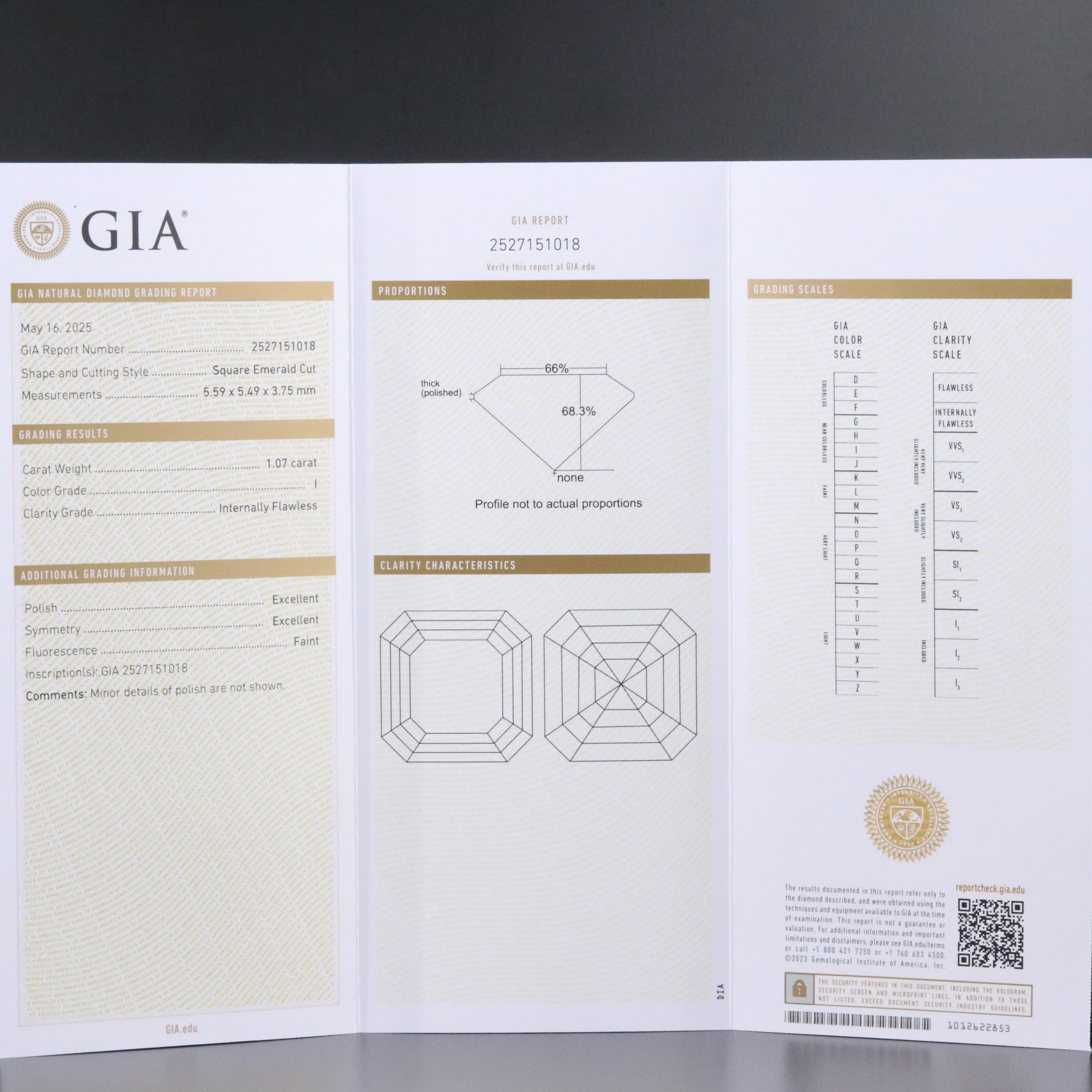 18K 2.07 CTW Internally Flawless Diamond Stud Earrings with GIA Reports