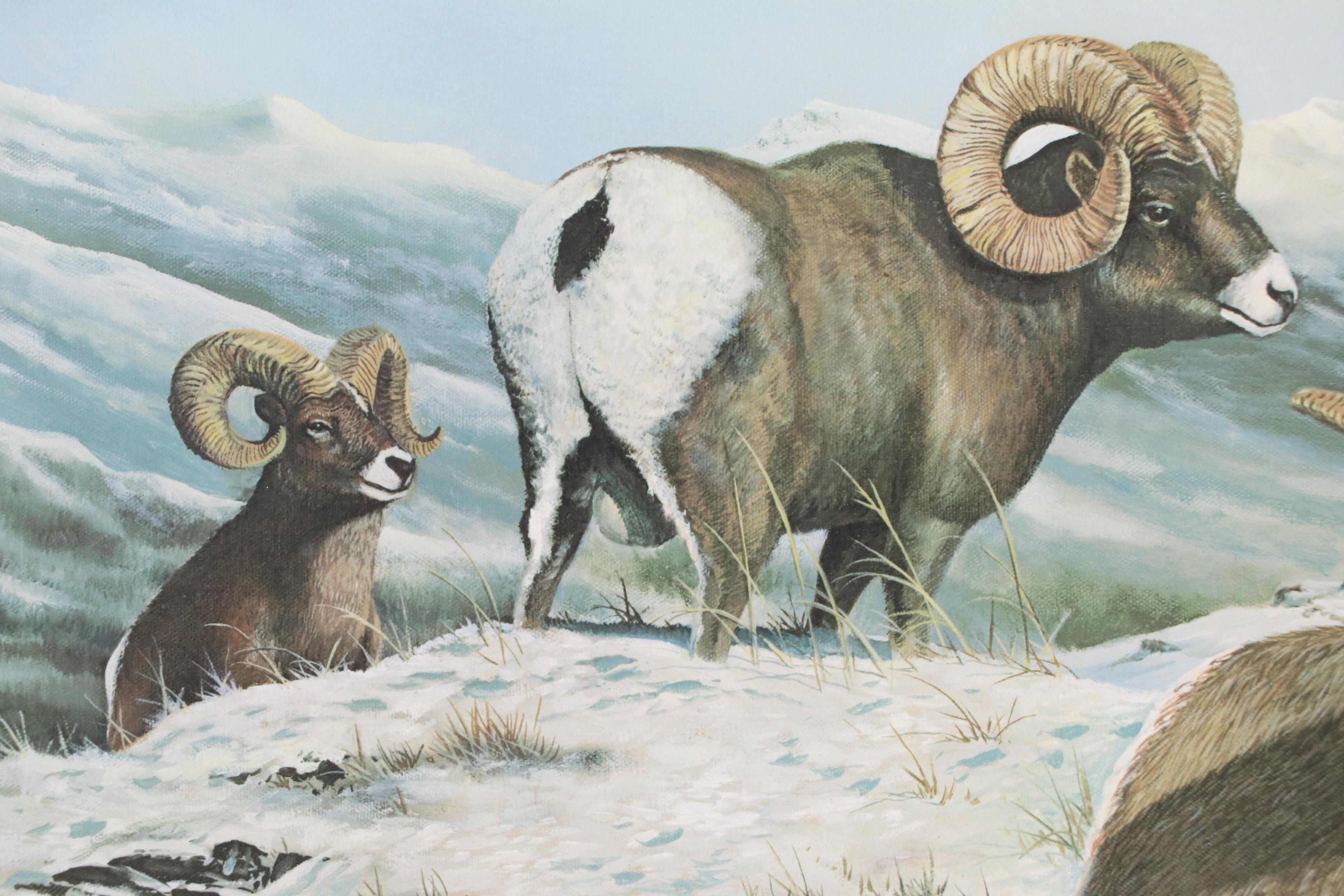 Don Griffith Offset Lithograph "Bachelors Three"