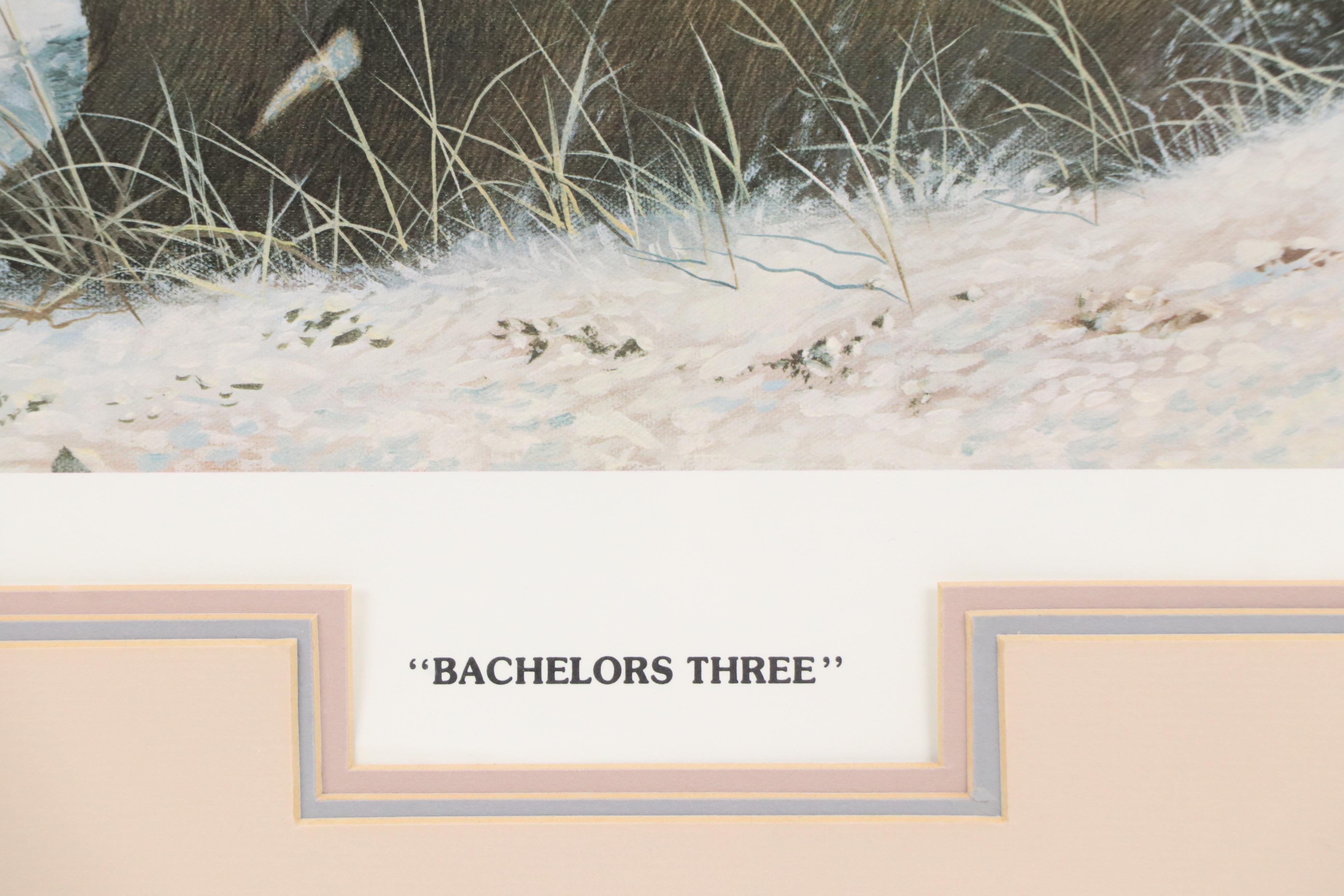 Don Griffith Offset Lithograph "Bachelors Three"