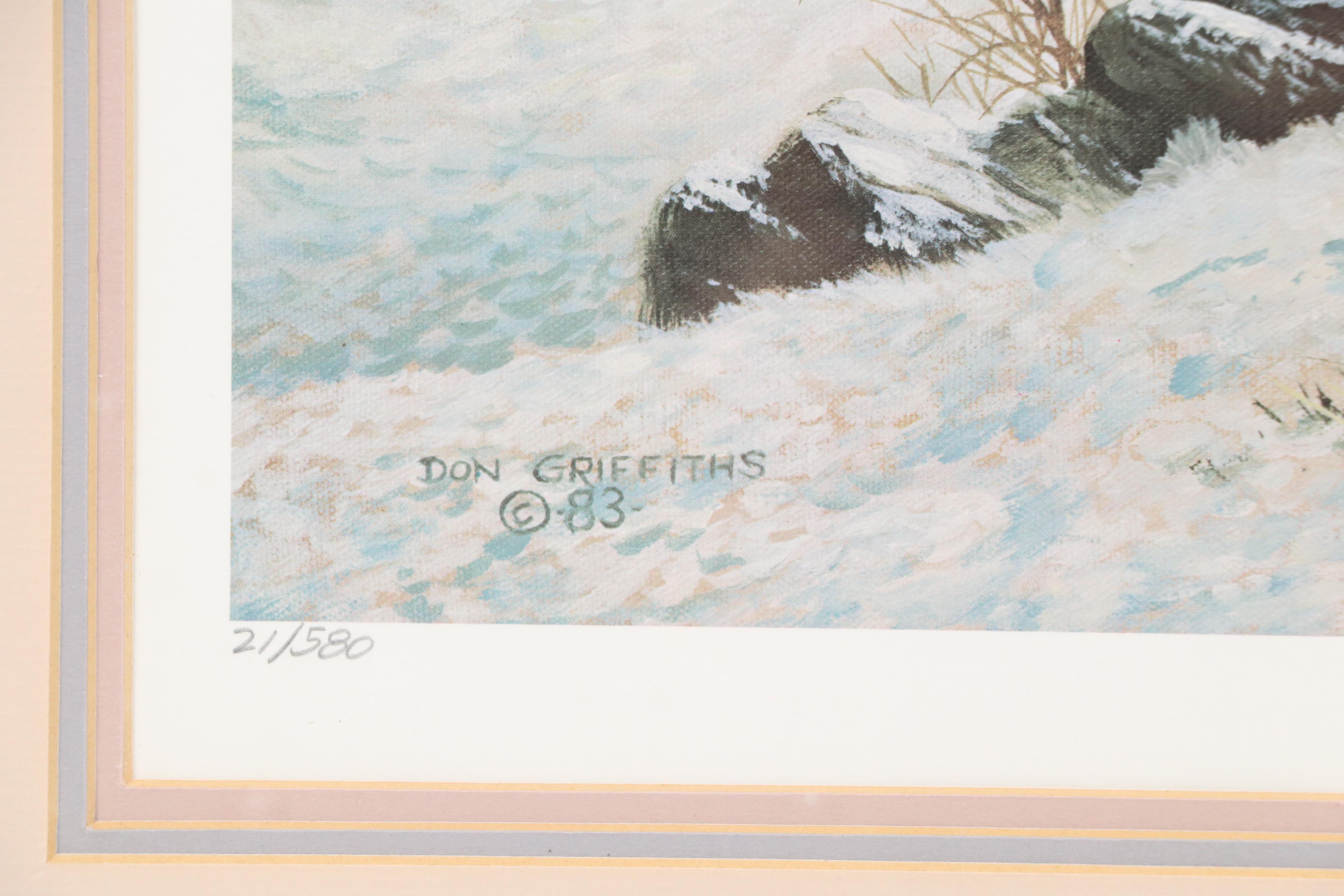 Don Griffith Offset Lithograph "Bachelors Three"