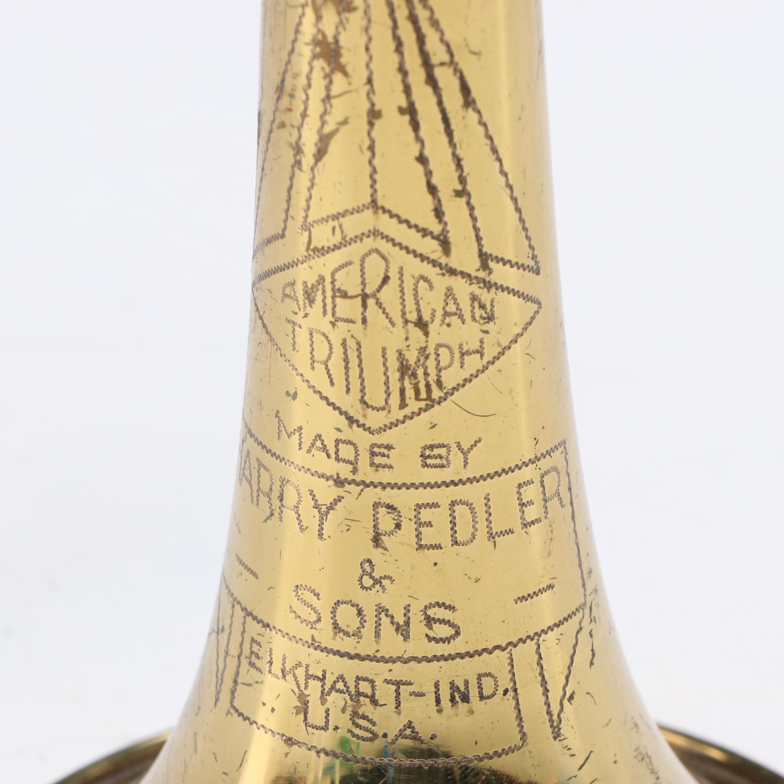 Harry Pedler & Sons "American Triumph" Brass Trumpet with Case