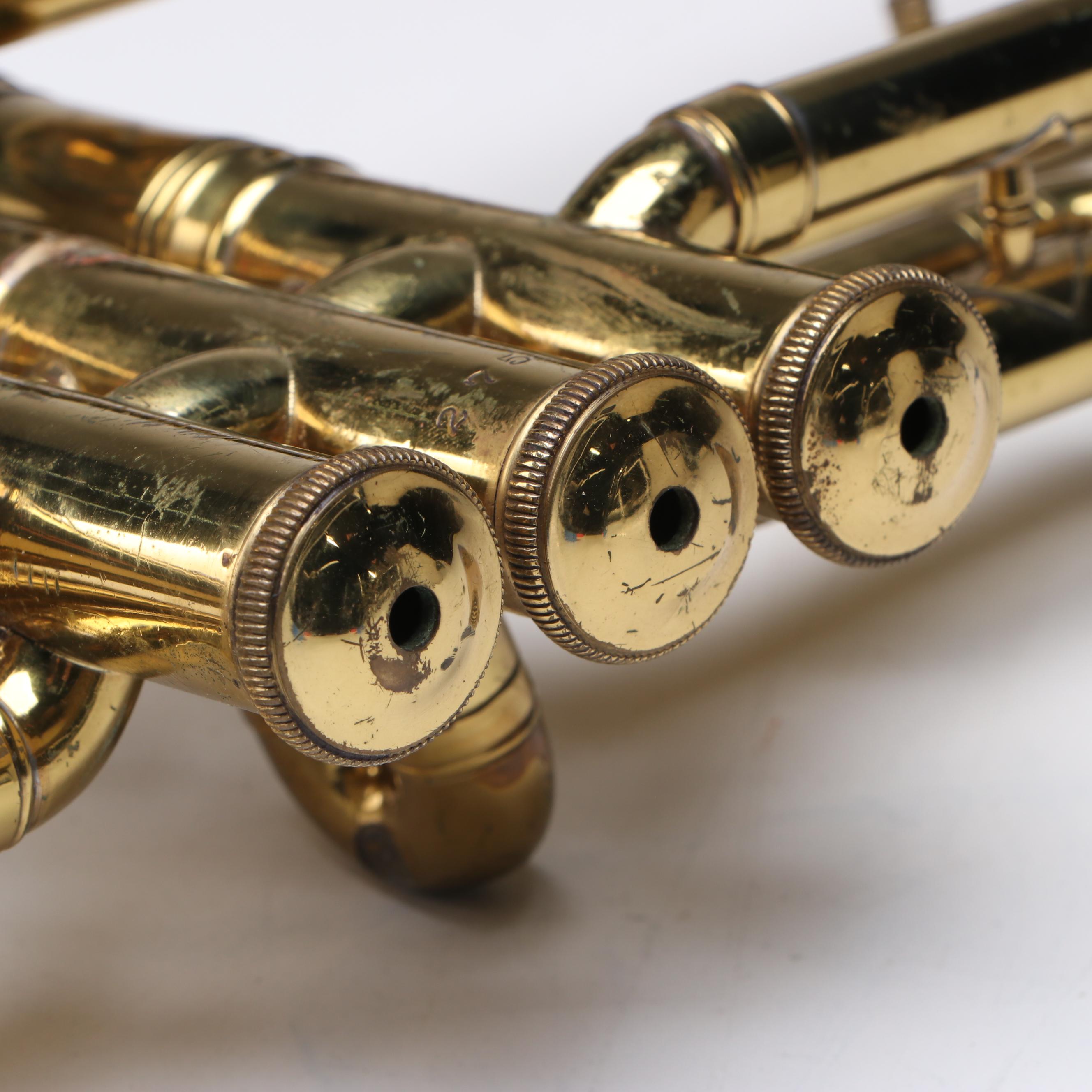 Harry Pedler & Sons "American Triumph" Brass Trumpet with Case