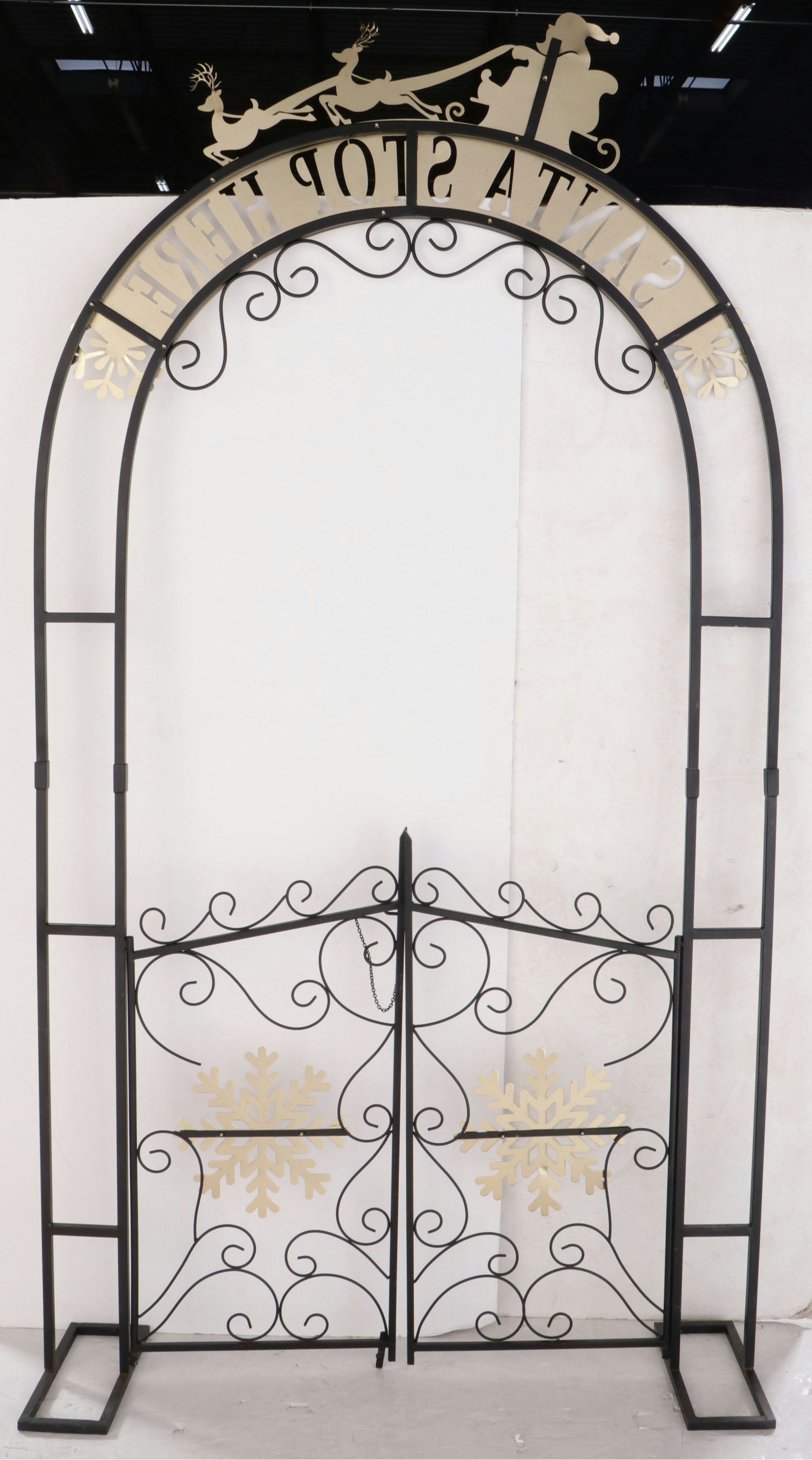 Metal Decorative Christmas Gate