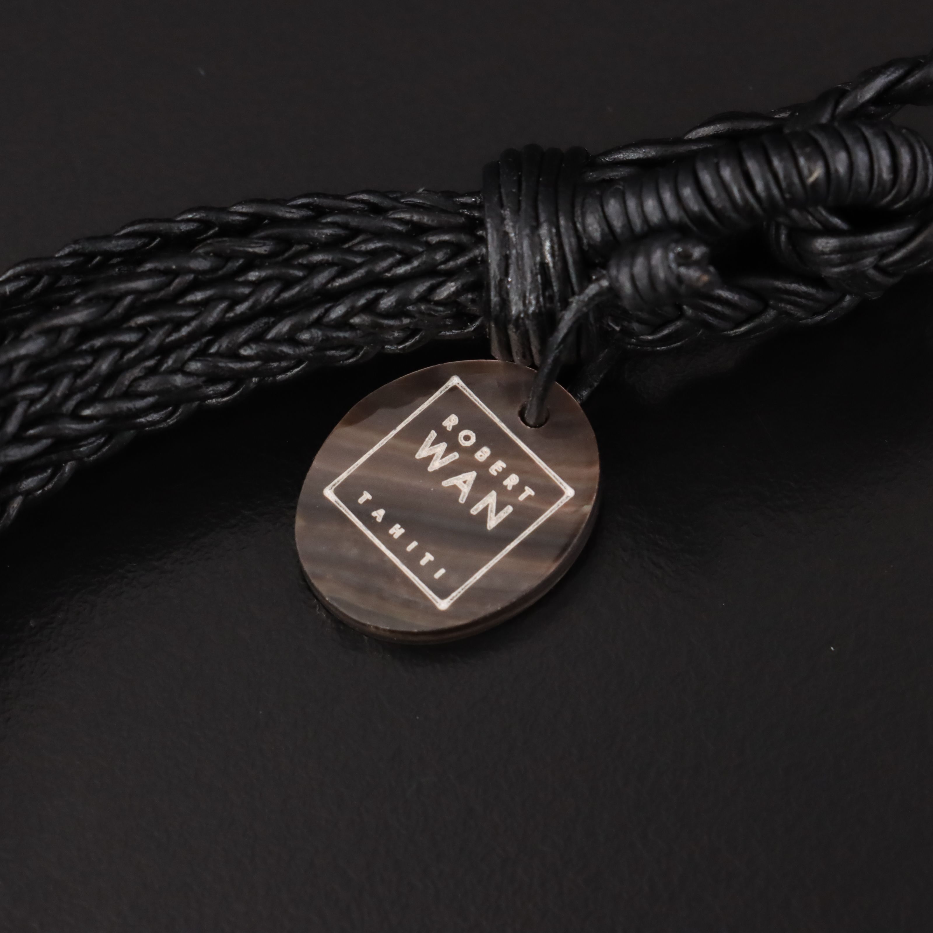 Robert Wan Shell and Pearl Necklace with Carved Mother-of-Pearl Flower Necklace