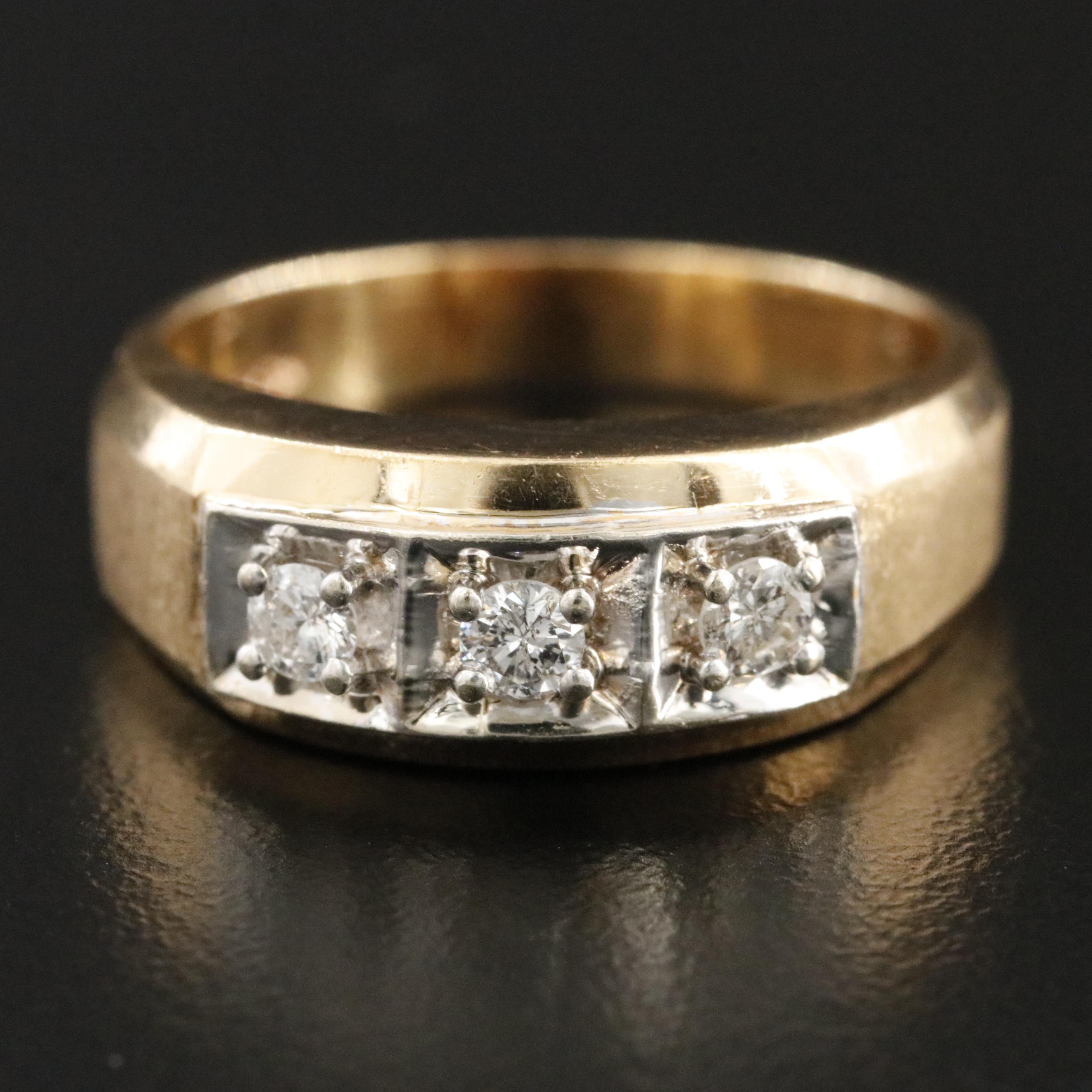 14K 0.08 CTW Diamond Ring