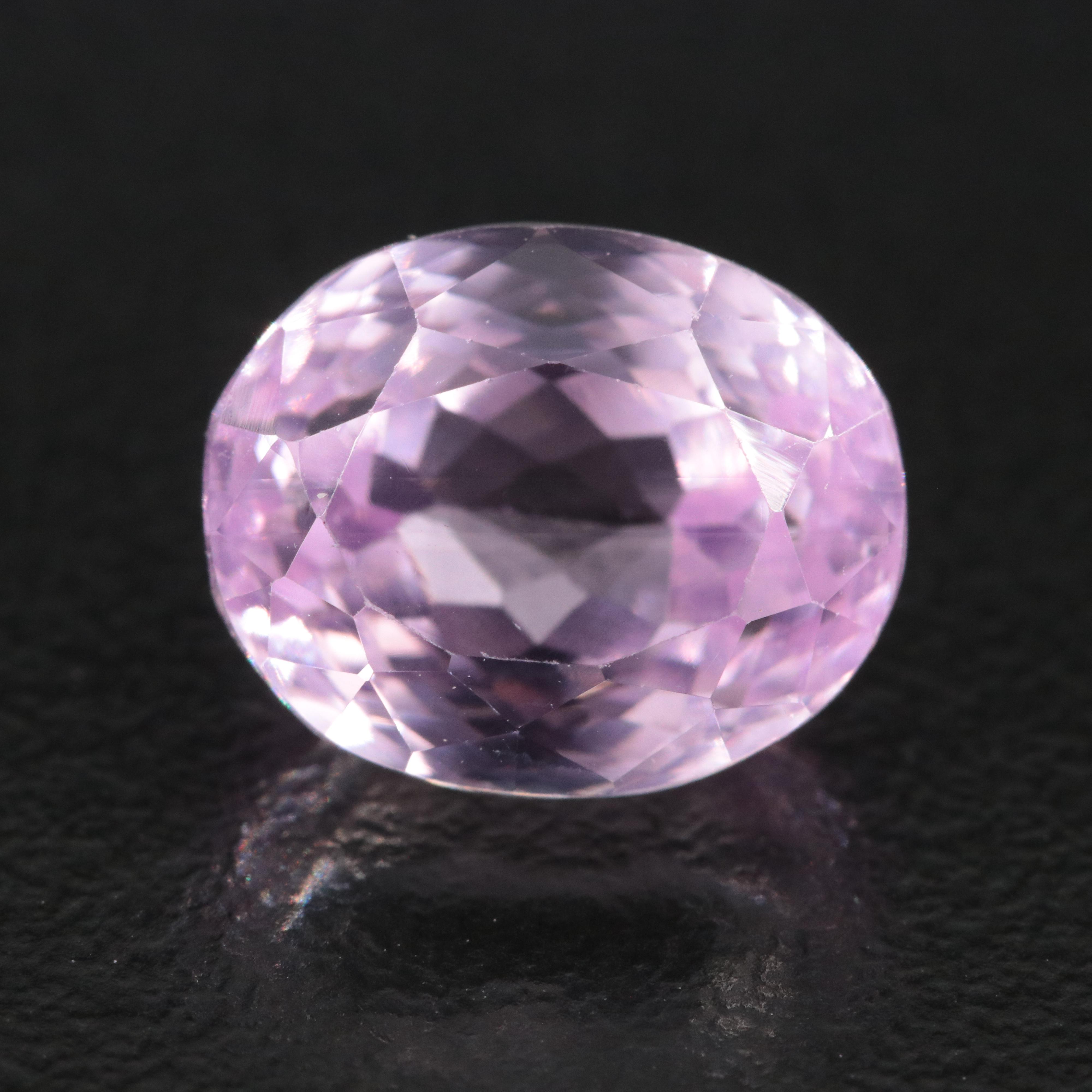 Loose 5.83 CT Kunzite with IGI Report