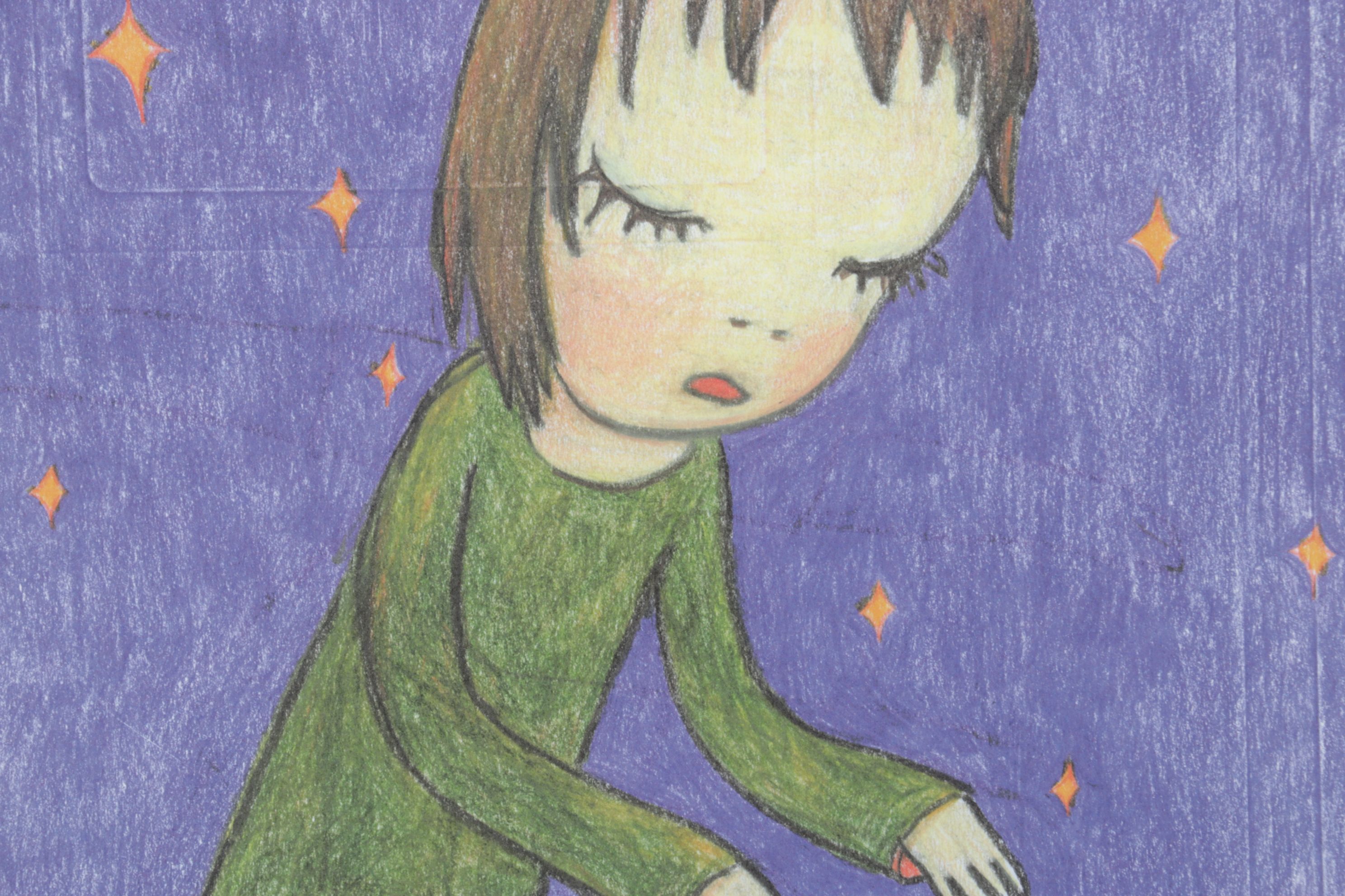 Yoshitomo Nara Offset Lithograph "Somnambulate" from "Drawing File," 2005