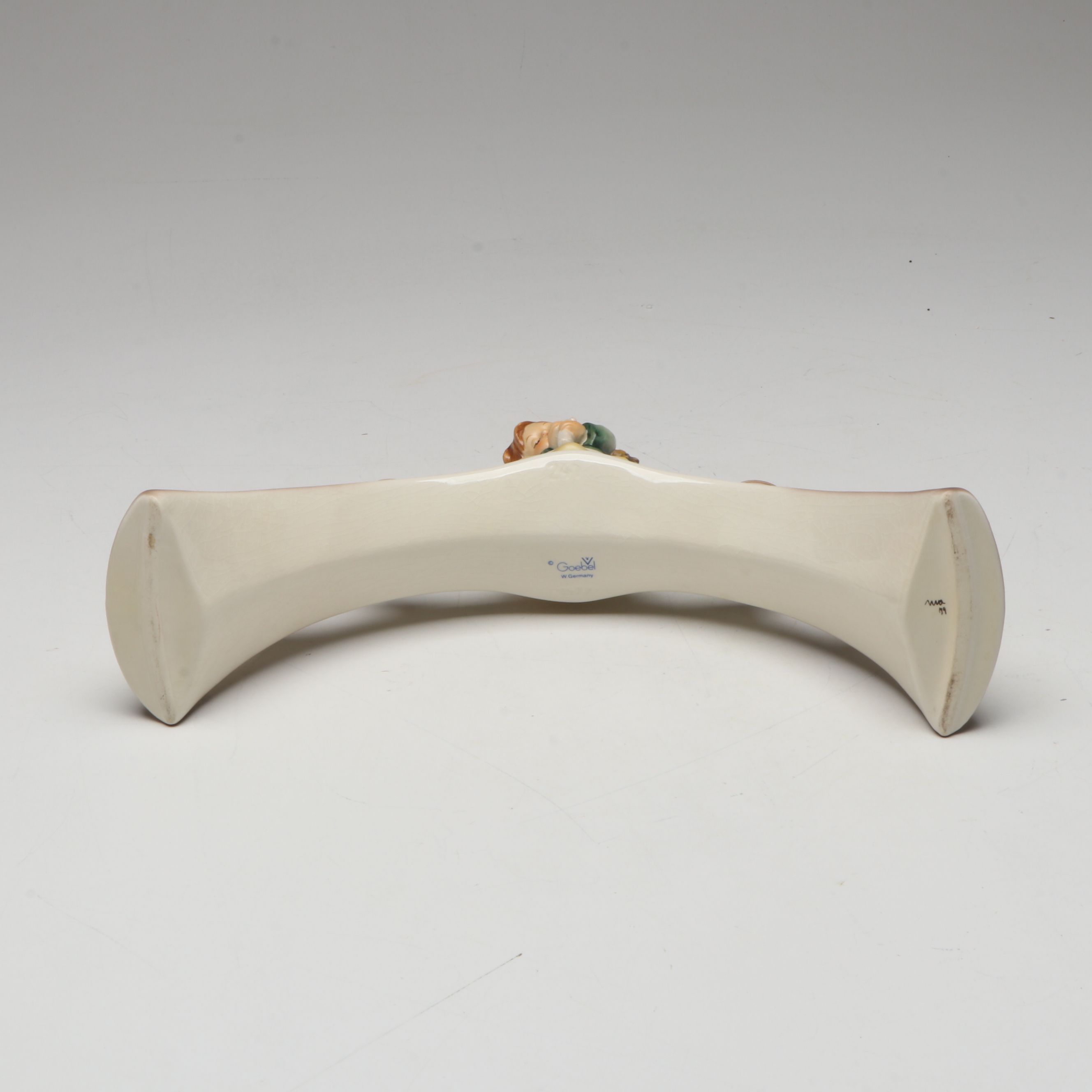 Goebel Hummel Porcelain Angel Candelabra with Other Décor