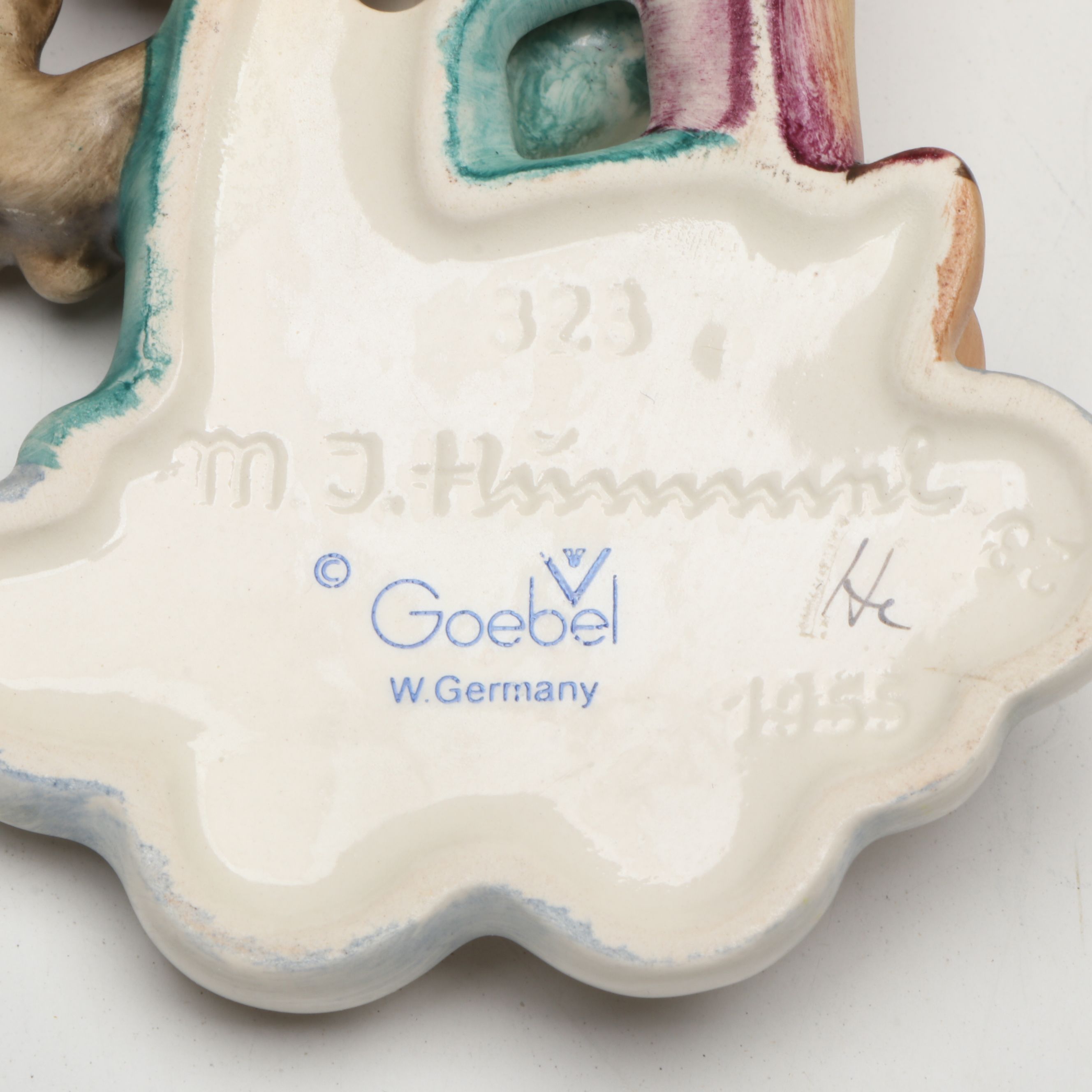 Goebel Hummel Porcelain Angel Candelabra with Other Décor