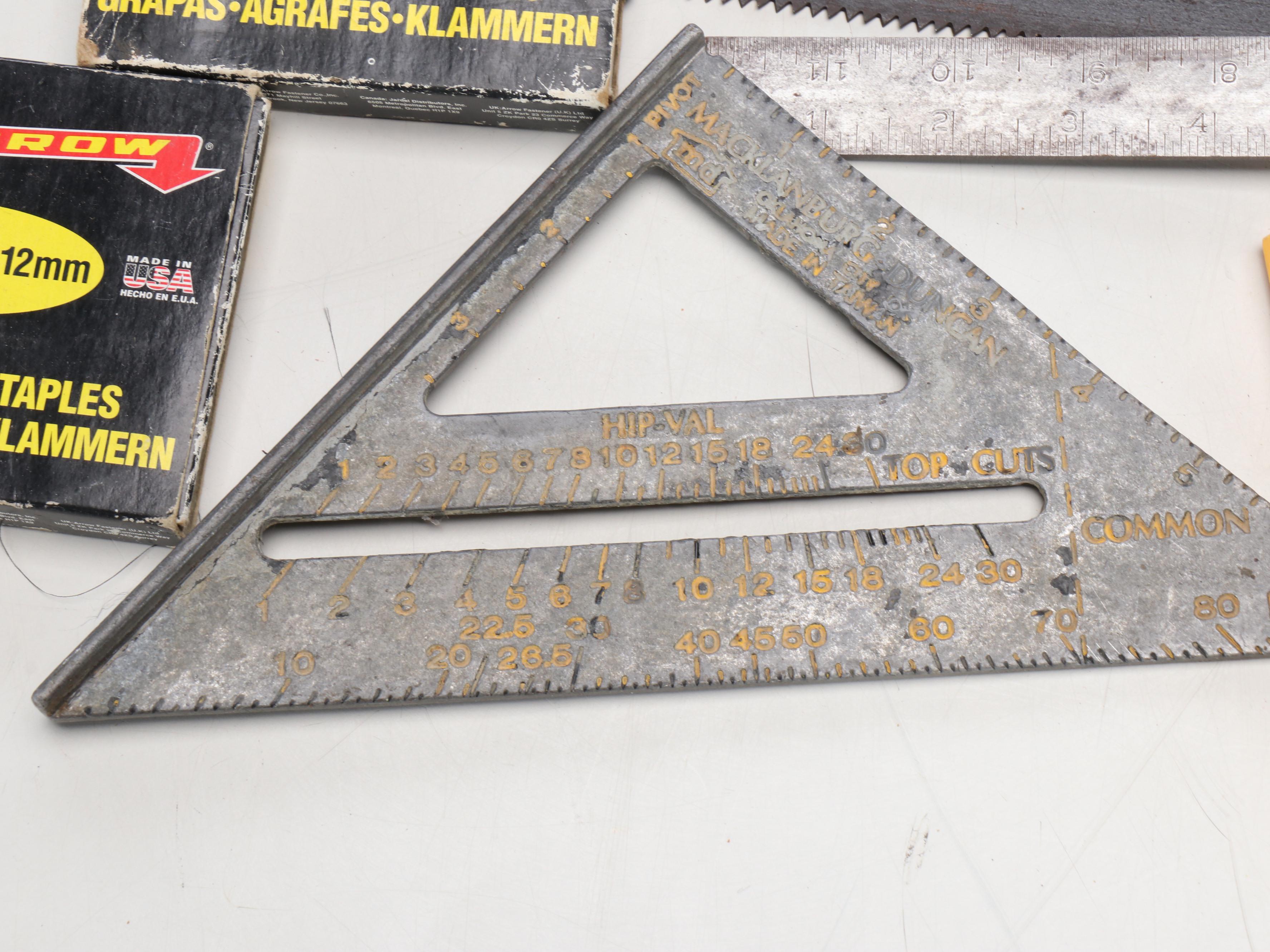 Hand Saw, Hammers, and More Hand Tools