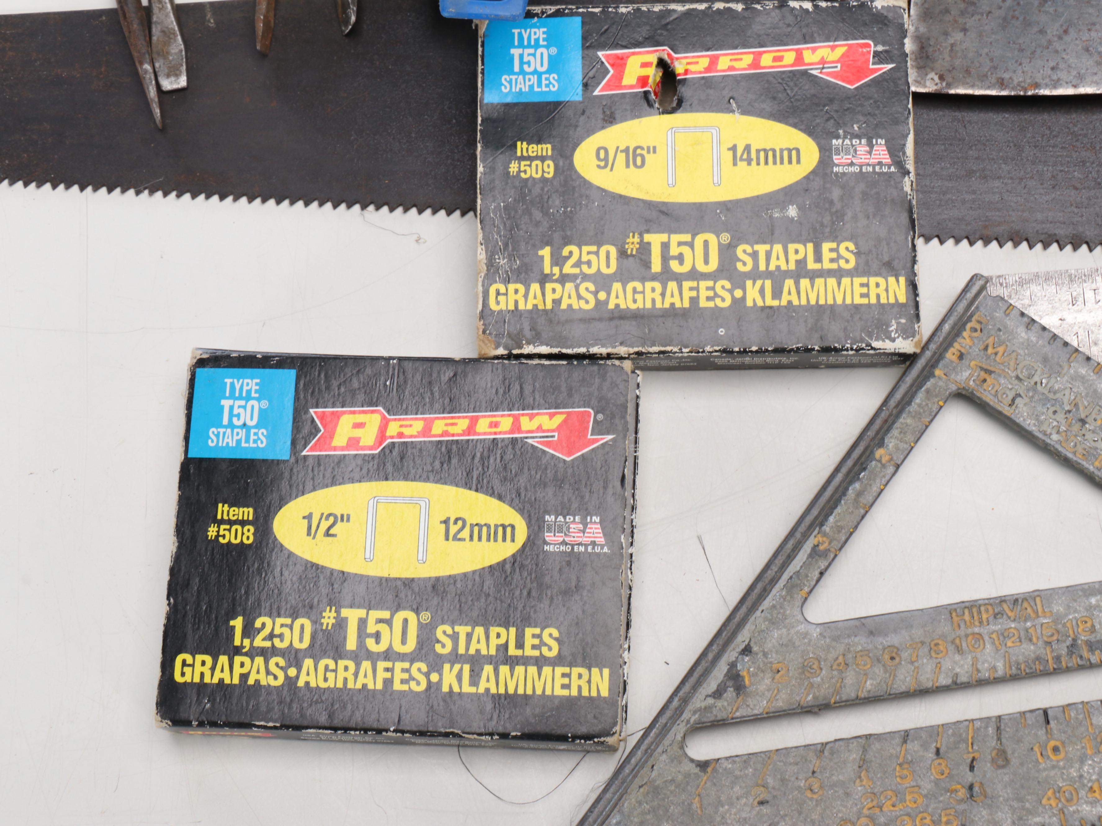 Hand Saw, Hammers, and More Hand Tools