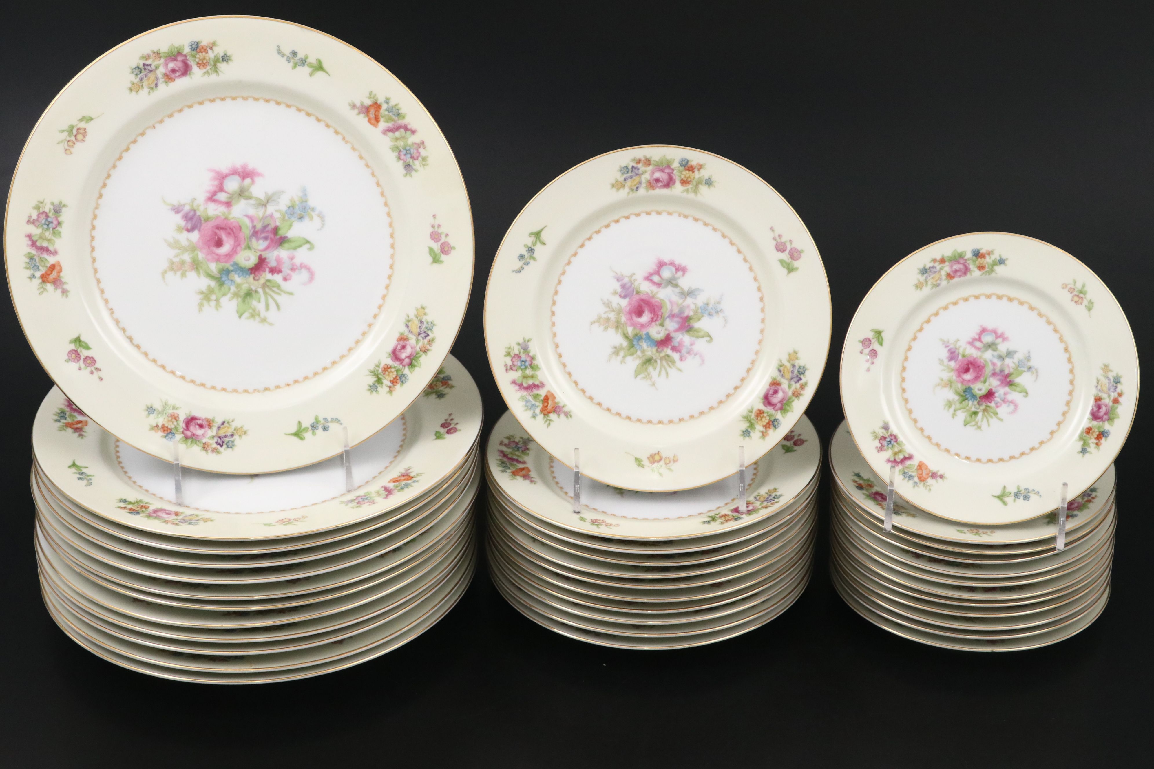 Rose China Occupied Japan RO52 Gilt Edge Dinnerware, 1946–1952