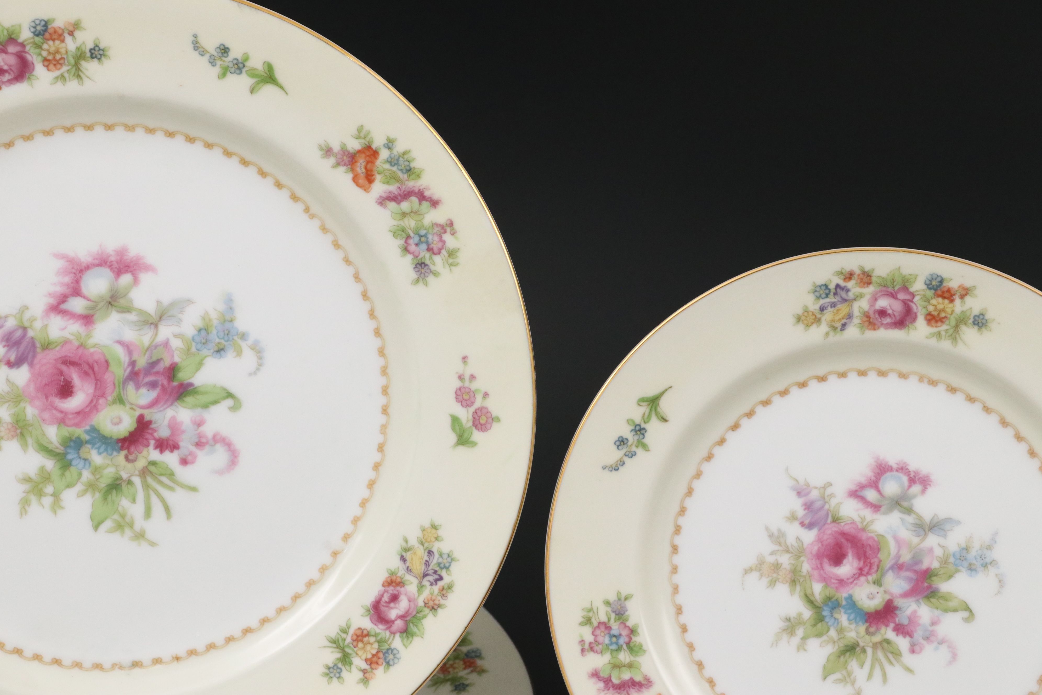 Rose China Occupied Japan RO52 Gilt Edge Dinnerware, 1946–1952