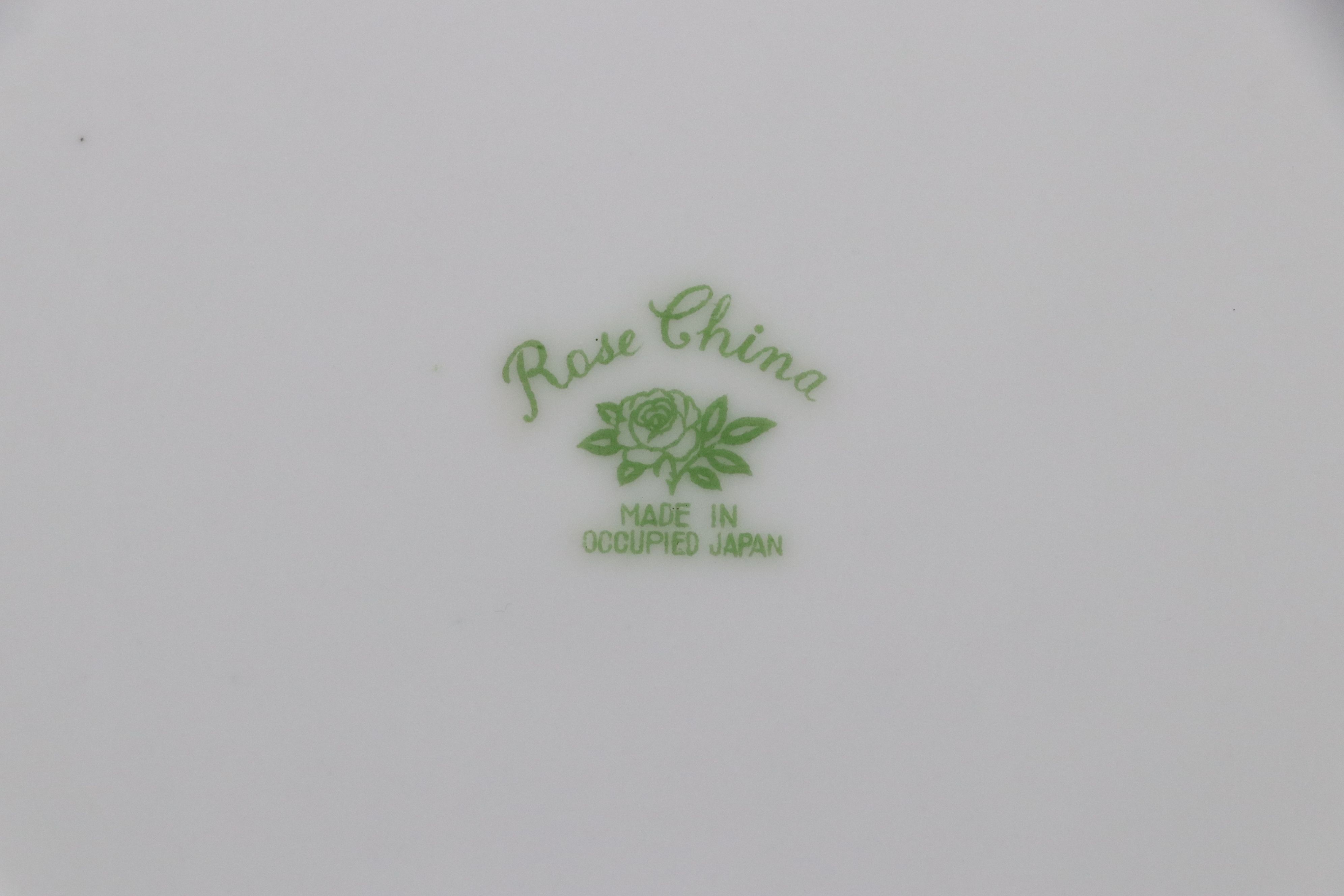 Rose China Occupied Japan RO52 Gilt Edge Dinnerware, 1946–1952