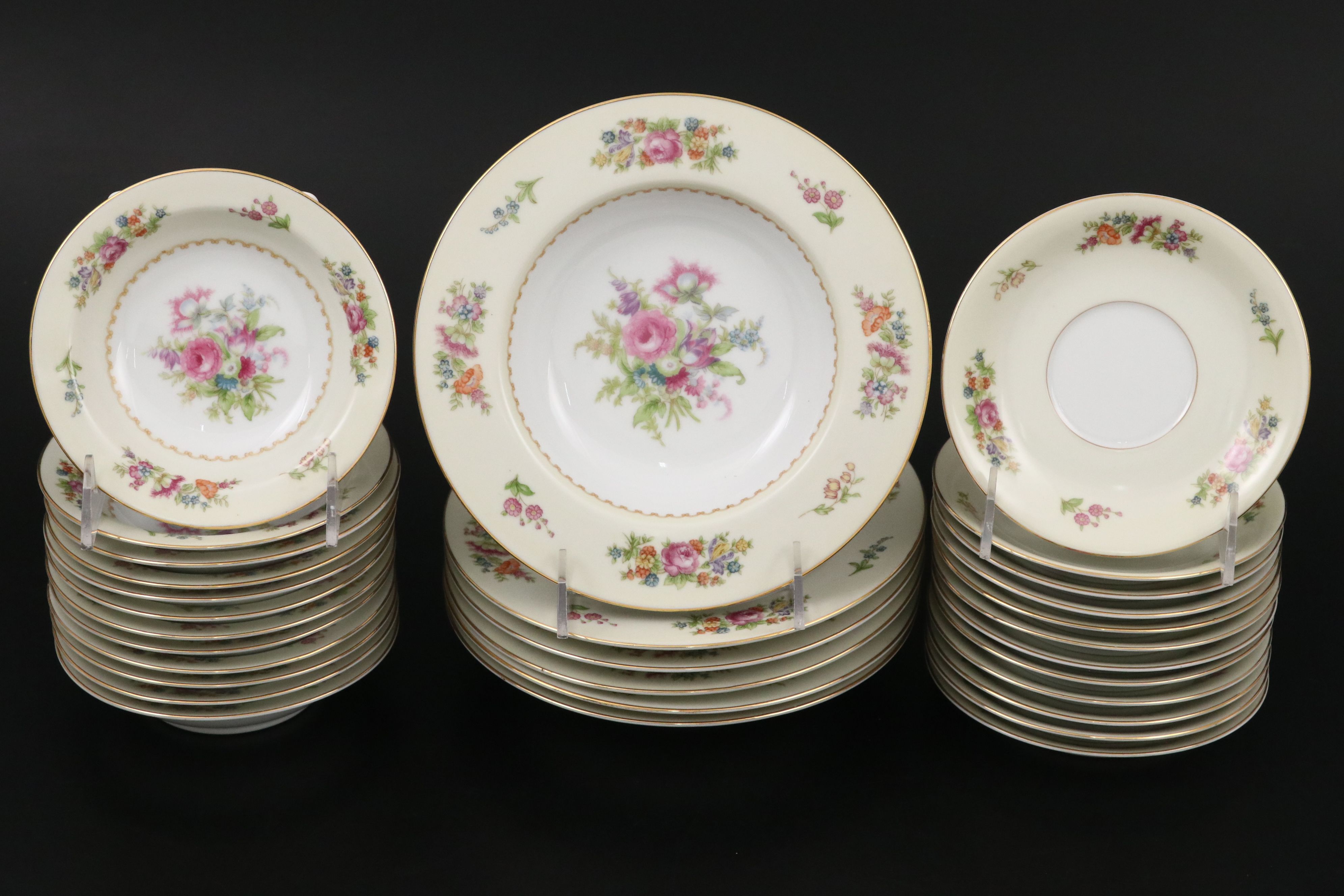 Rose China Occupied Japan RO52 Gilt Edge Dinnerware, 1946–1952