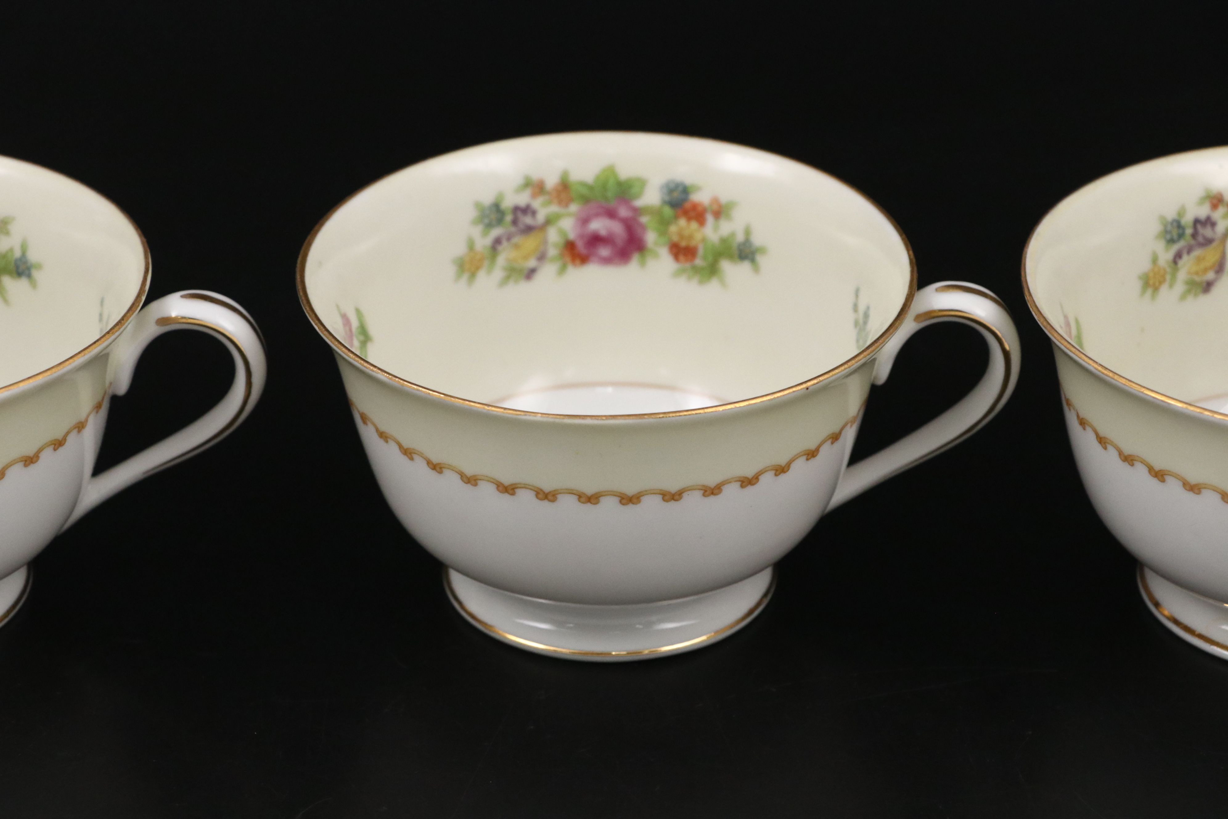 Rose China Occupied Japan RO52 Gilt Edge Dinnerware, 1946–1952