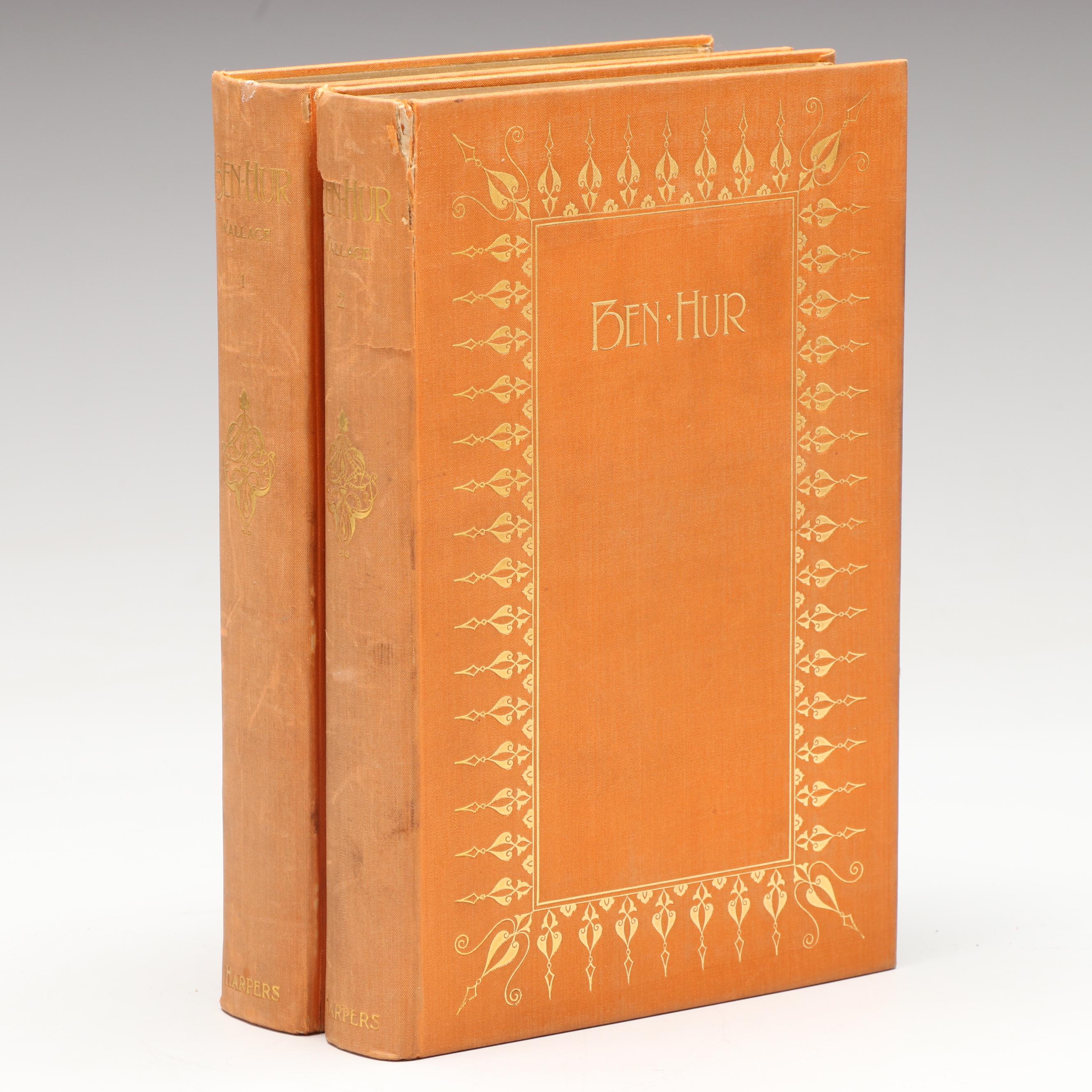 Garfield Edition "Ben-Hur" Two-Volume Box Set by Lew Wallace, 1893