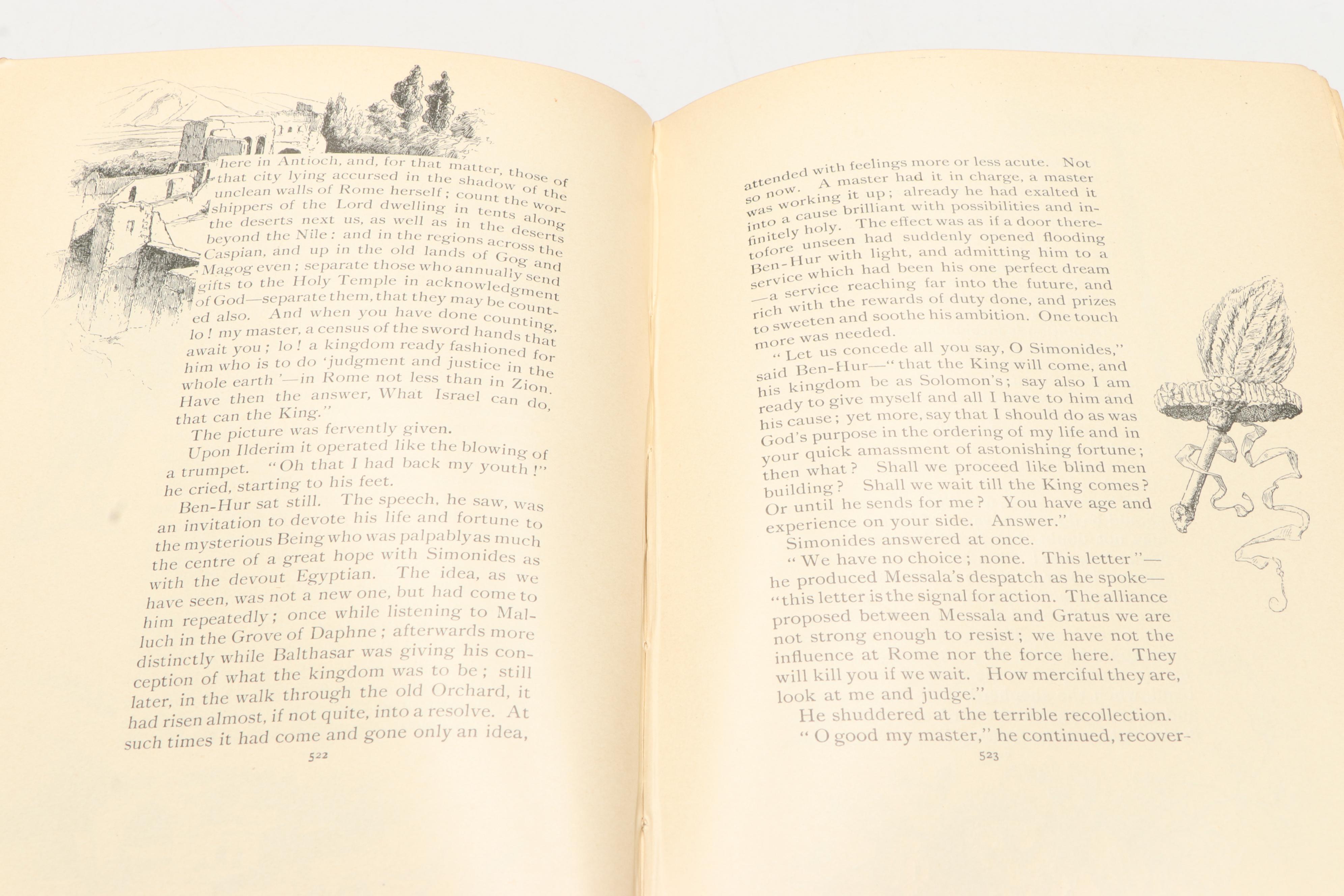 Garfield Edition "Ben-Hur" Two-Volume Box Set by Lew Wallace, 1893