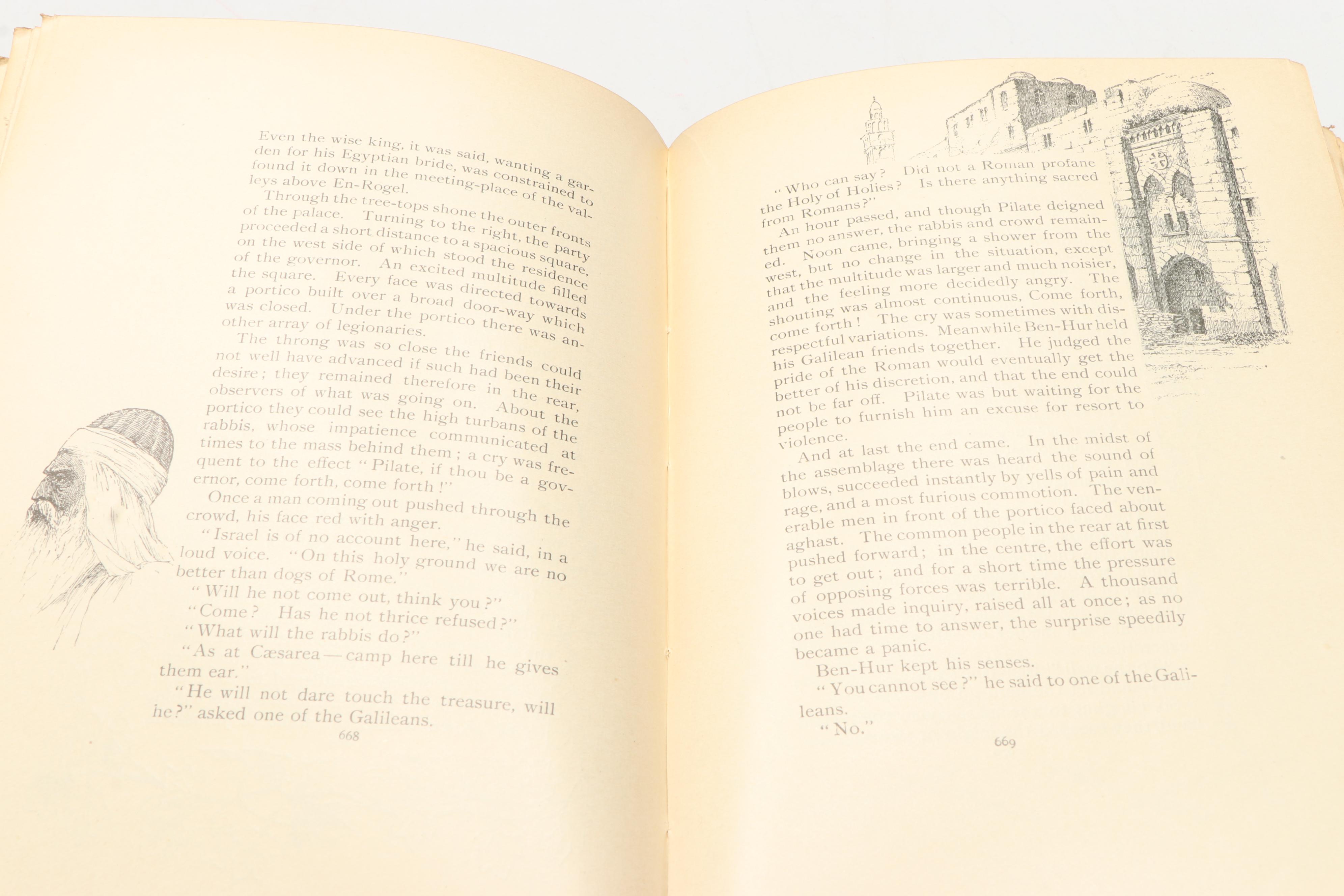 Garfield Edition "Ben-Hur" Two-Volume Box Set by Lew Wallace, 1893