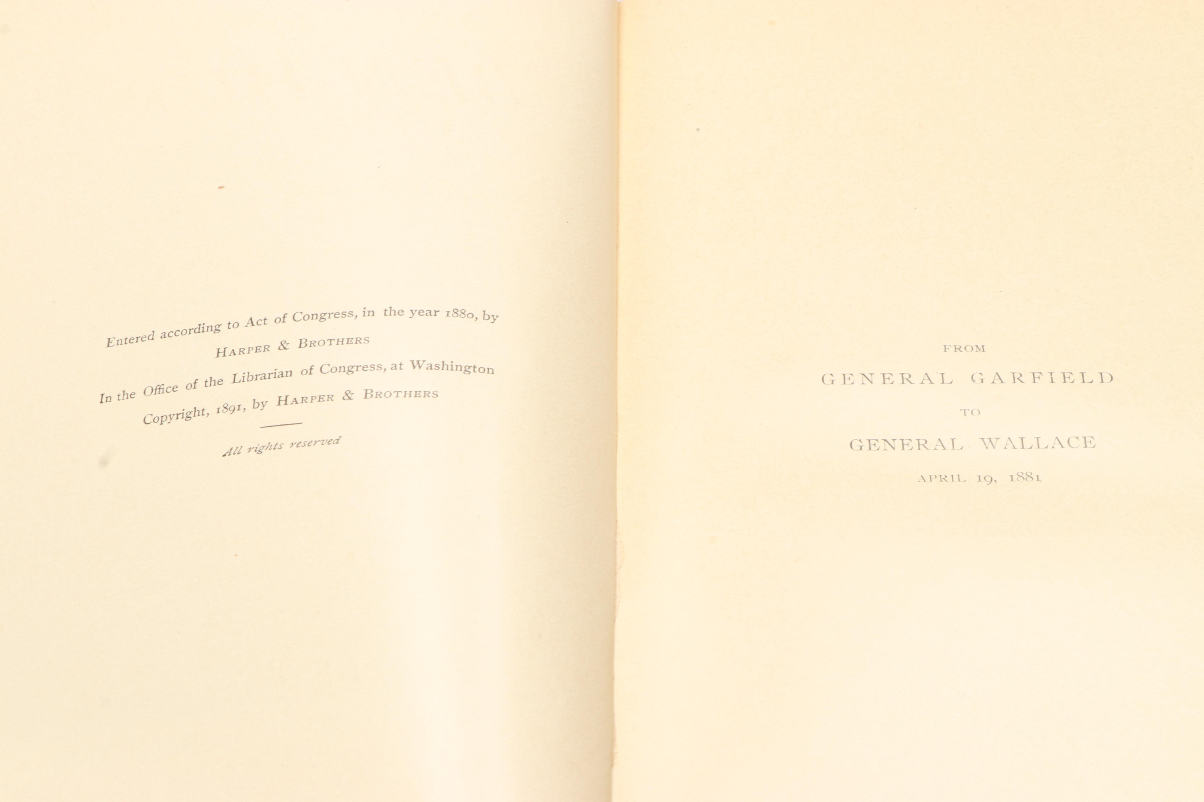 Garfield Edition "Ben-Hur" Two-Volume Box Set by Lew Wallace, 1893