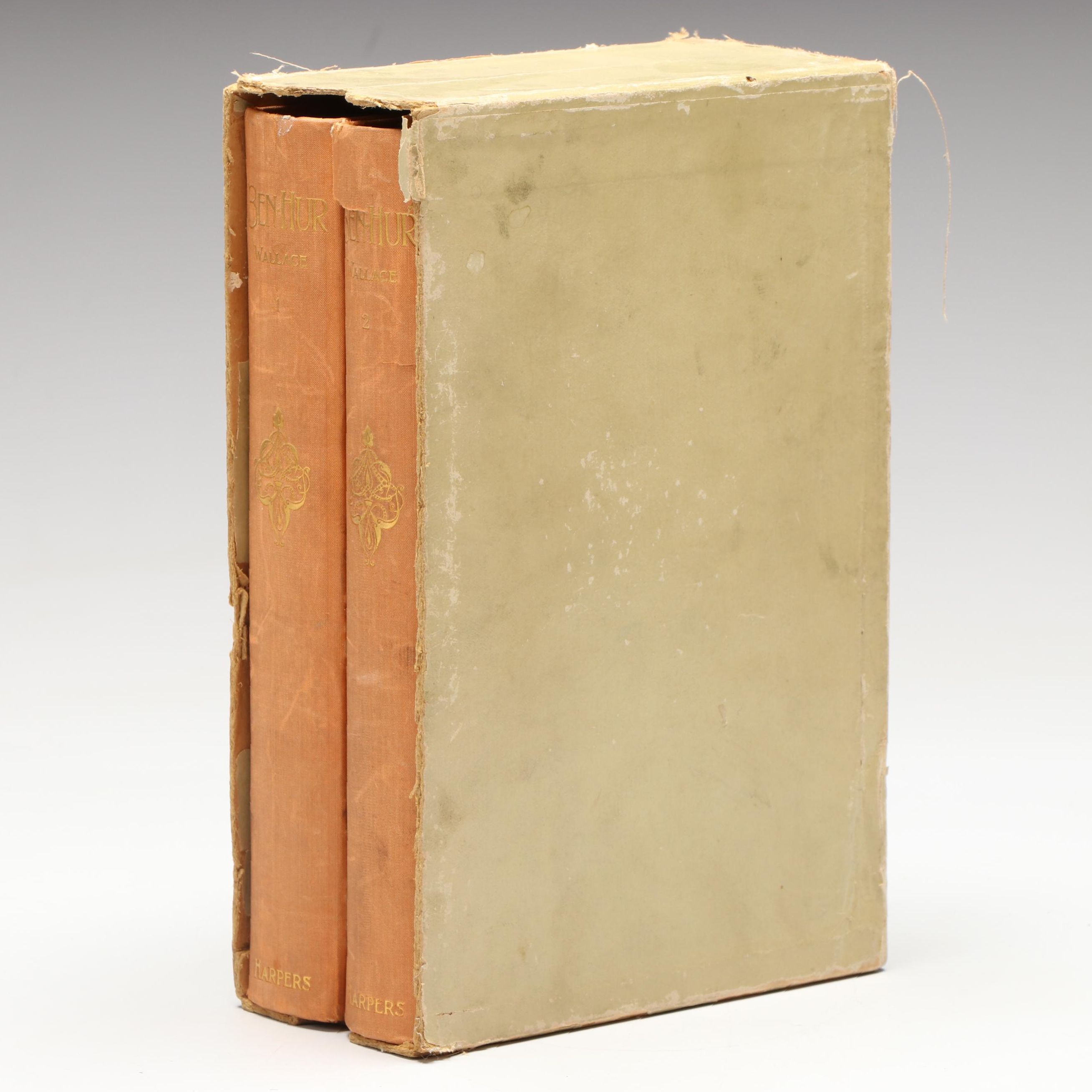 Garfield Edition "Ben-Hur" Two-Volume Box Set by Lew Wallace, 1893