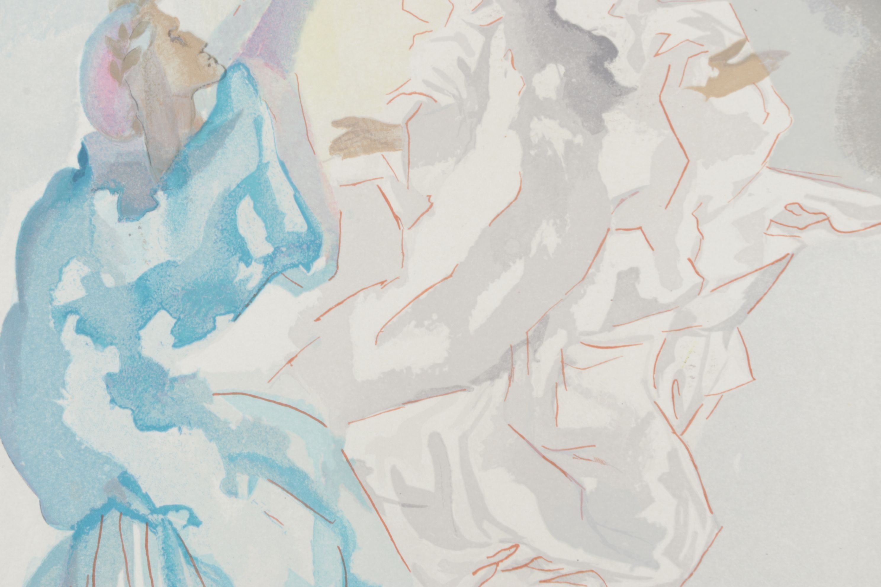 Salvador Dalí Wood Engraving "Nouvel aspect de Béatrice," 1960–1964