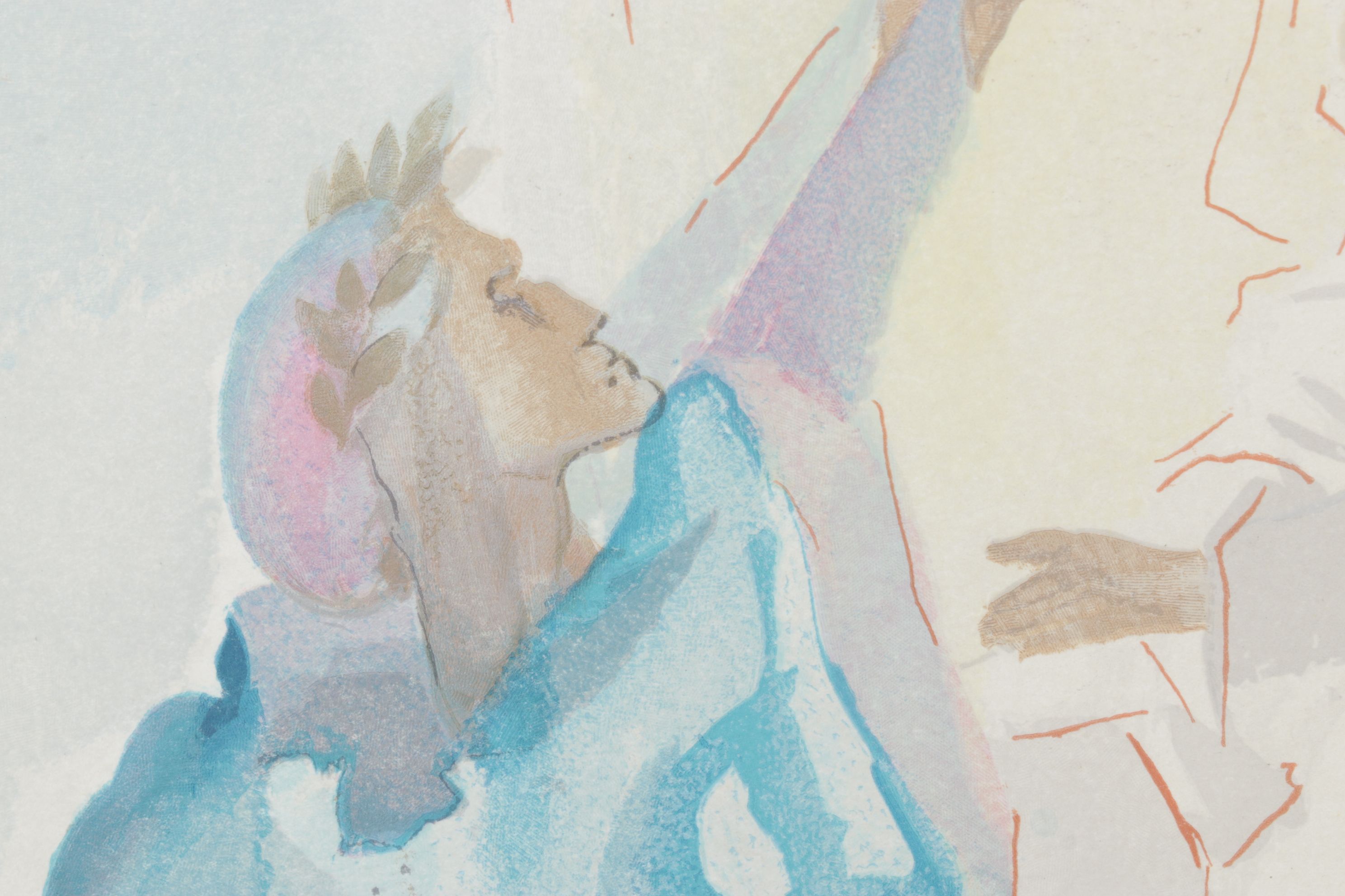 Salvador Dalí Wood Engraving "Nouvel aspect de Béatrice," 1960–1964