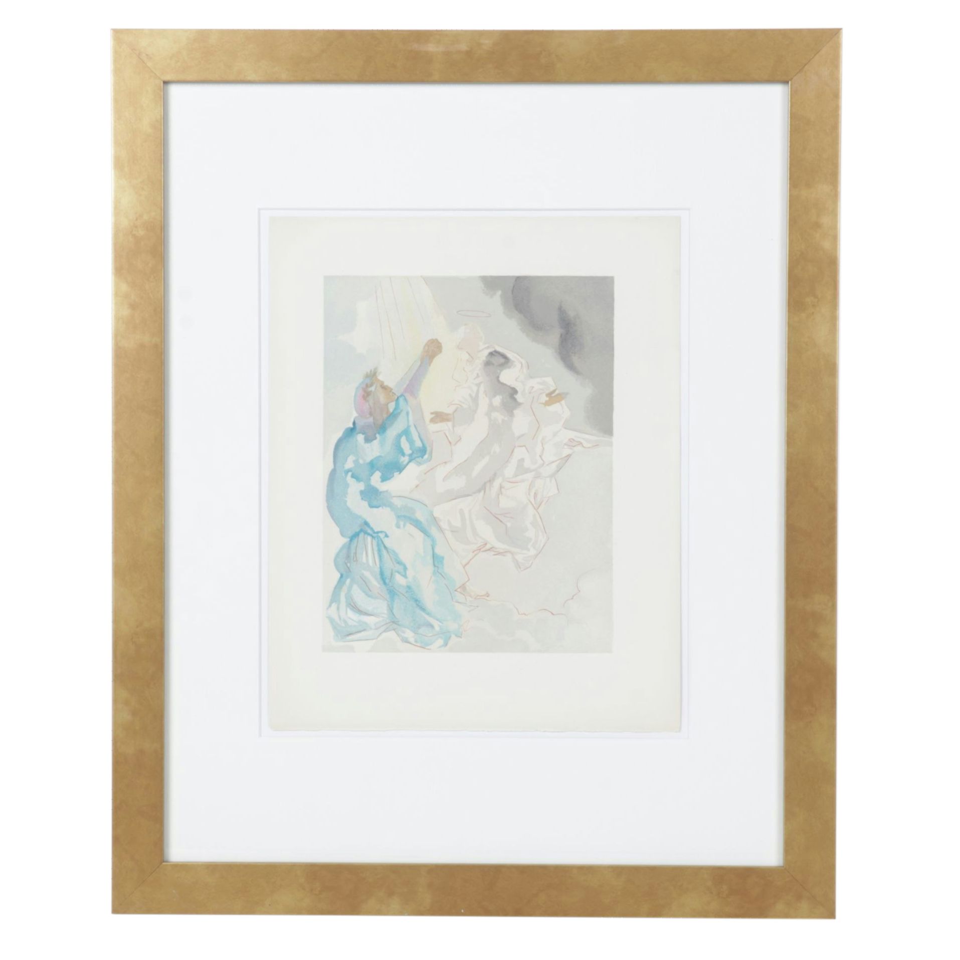 Salvador Dalí Wood Engraving "Nouvel aspect de Béatrice," 1960–1964