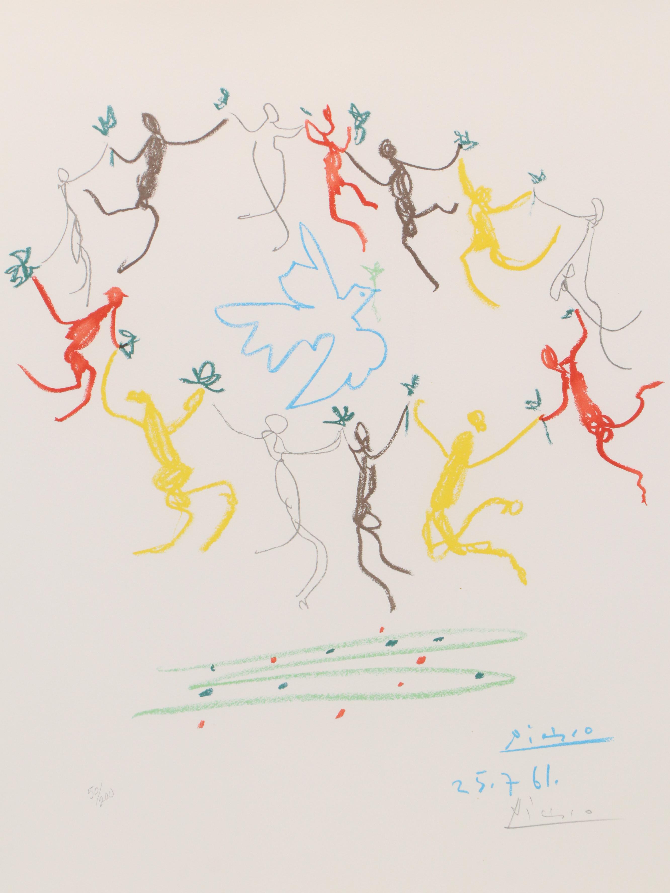 Pablo Picasso Lithograph "La Ronde"