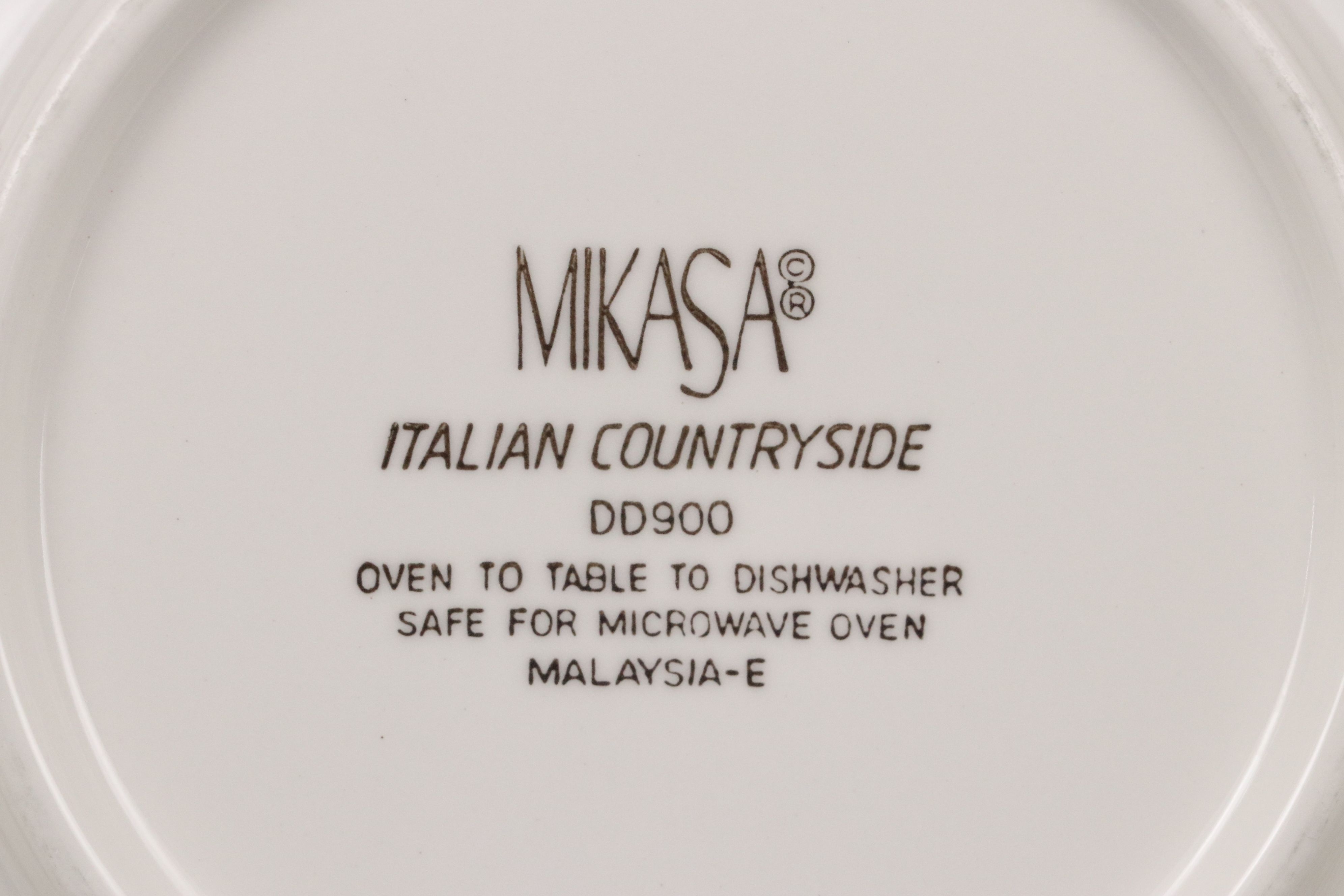 Mikasa "Italian Countryside" Porcelain Dinnerware