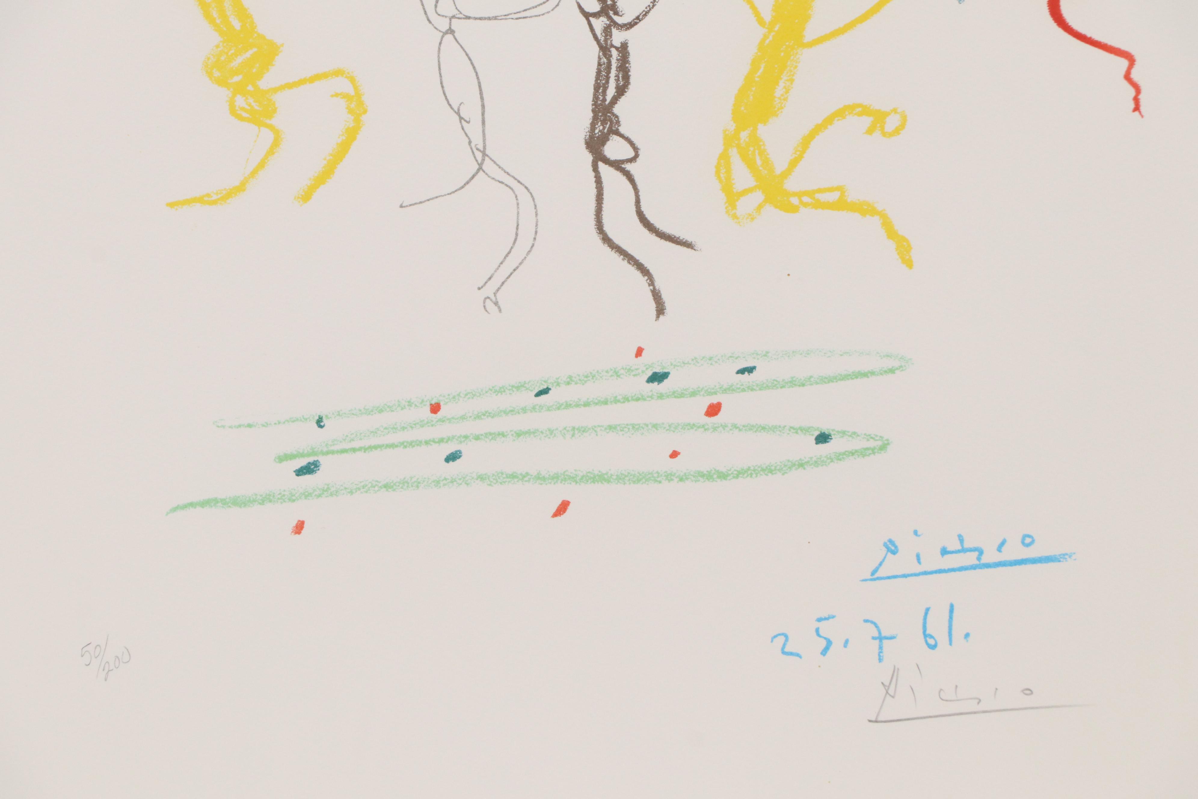 Pablo Picasso Lithograph "La Ronde"