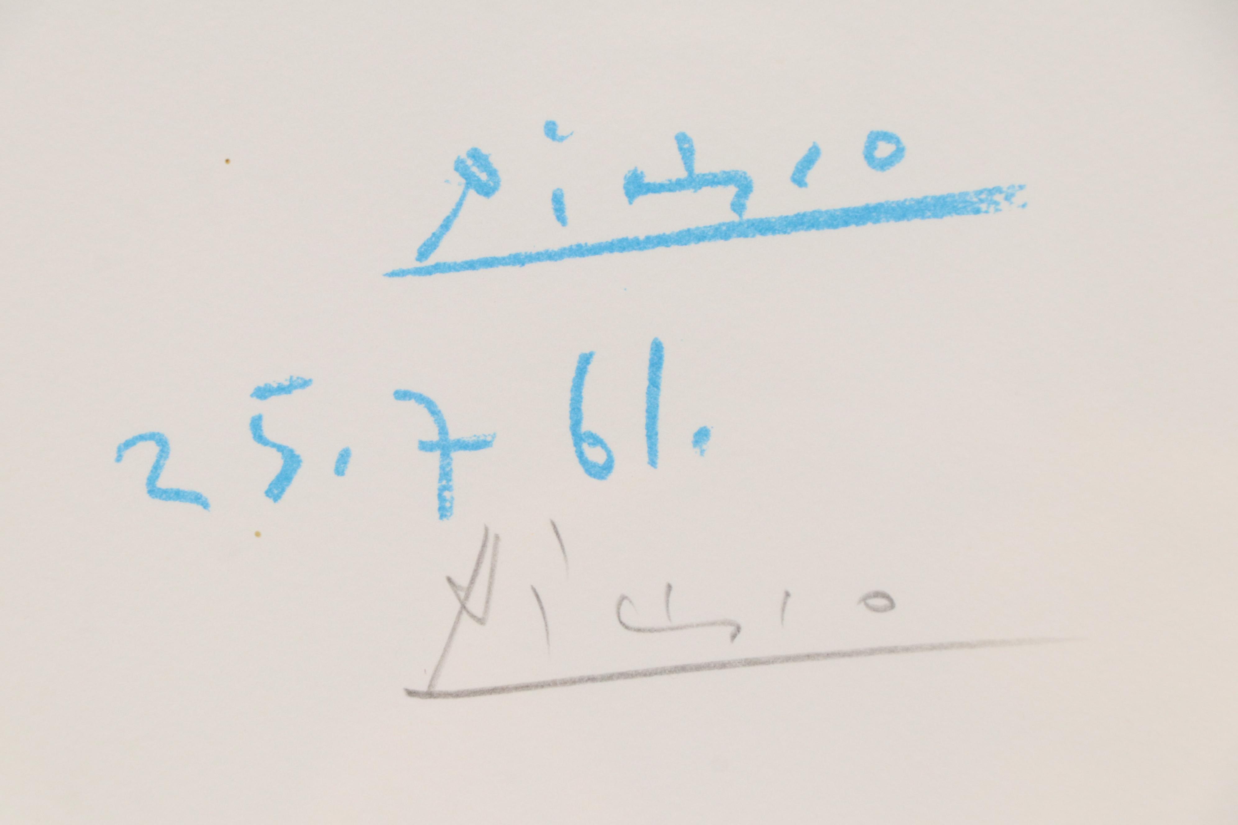 Pablo Picasso Lithograph "La Ronde"