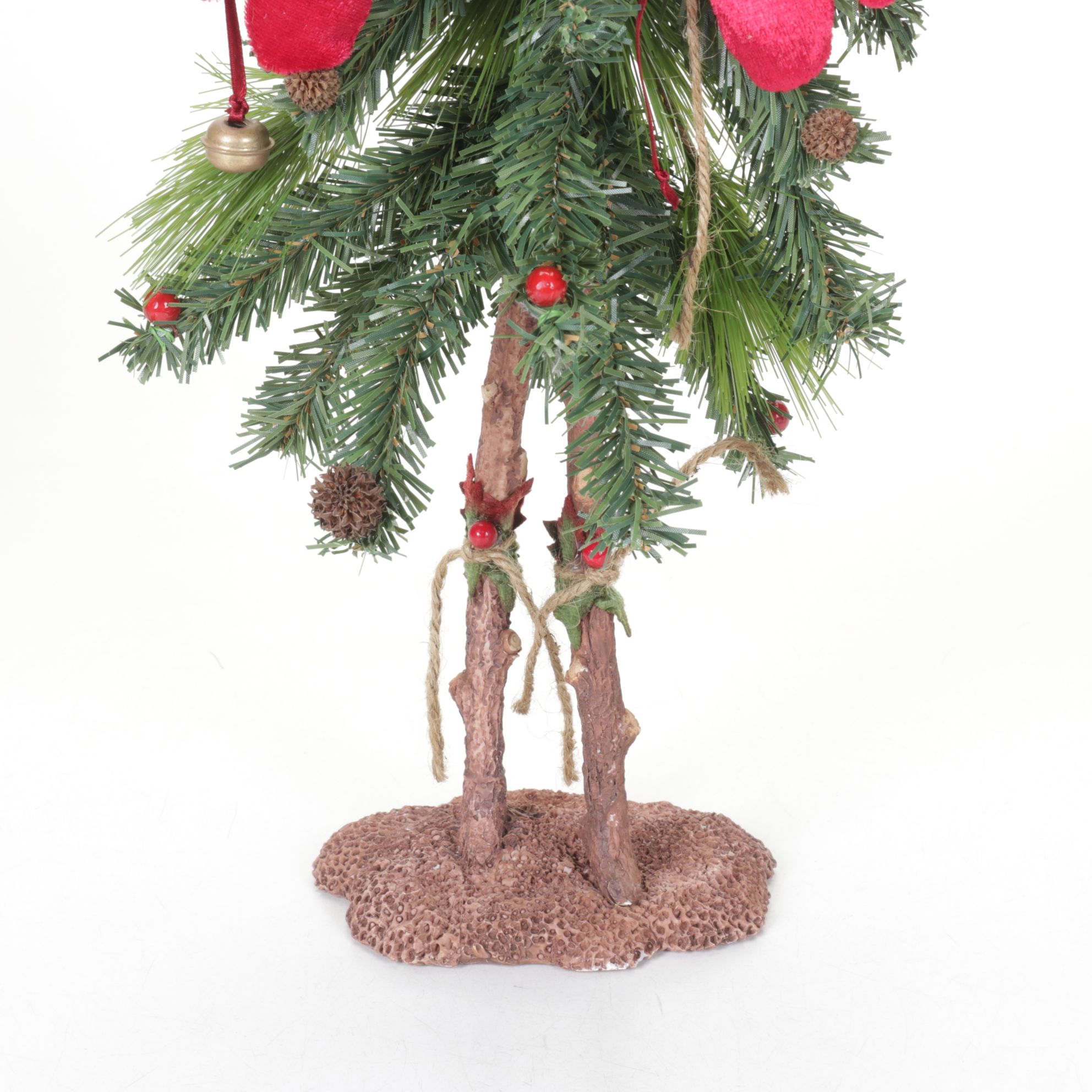 Snowman and Reindeer Whimsical Christmas Tree Figurines