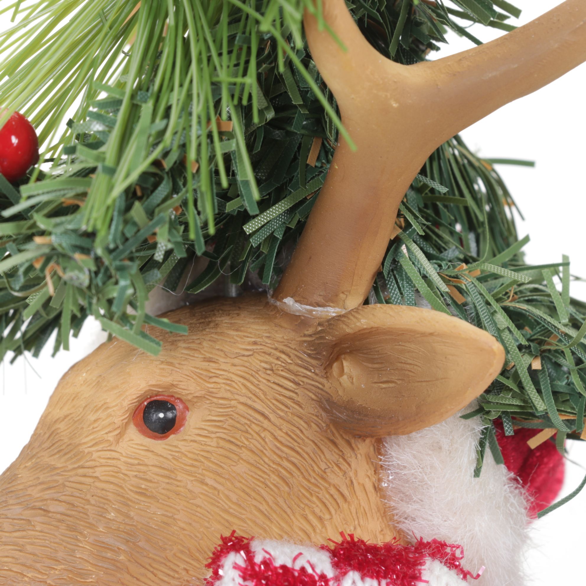 Snowman and Reindeer Whimsical Christmas Tree Figurines