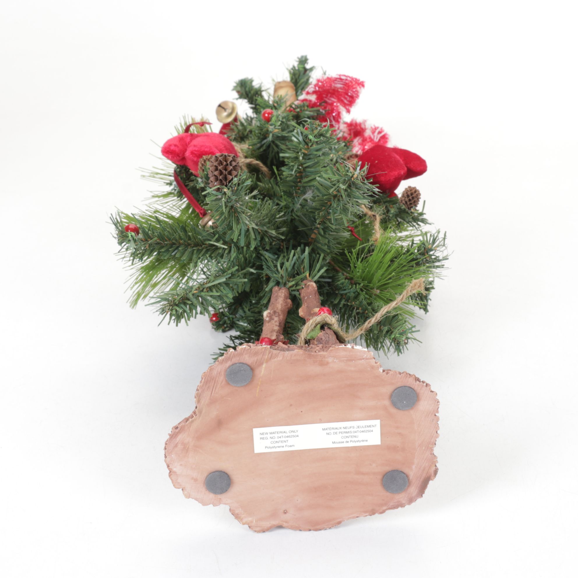 Snowman and Reindeer Whimsical Christmas Tree Figurines