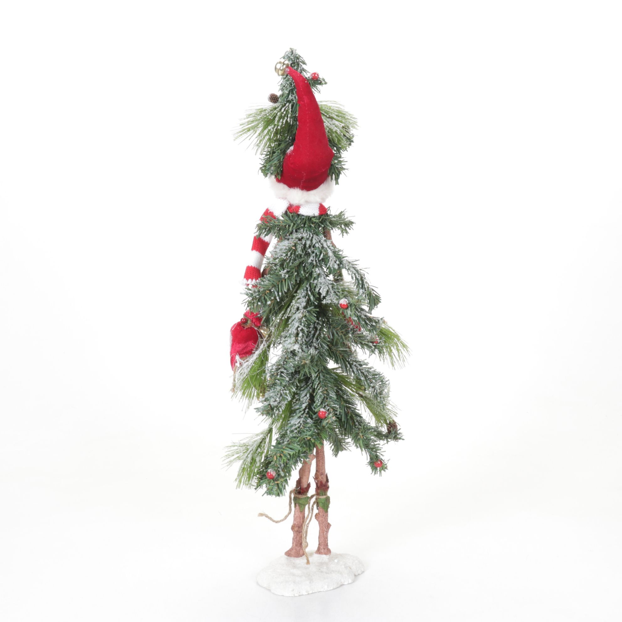 Snowman and Reindeer Whimsical Christmas Tree Figurines