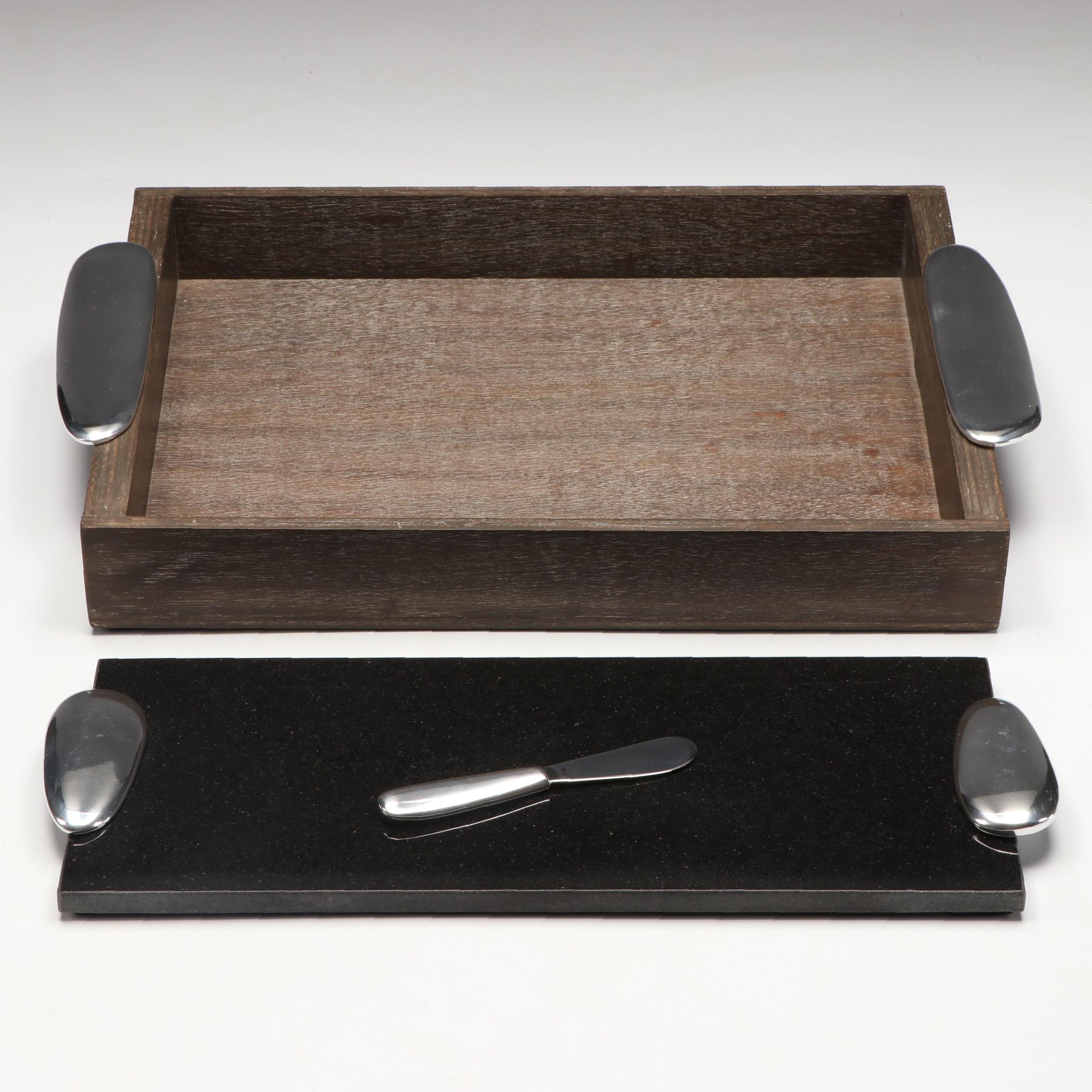 Michael Aram "River Rock" Cheese Board and Tray